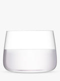 LSA International stemless glass tumblers set of 4 380ml (British brand)