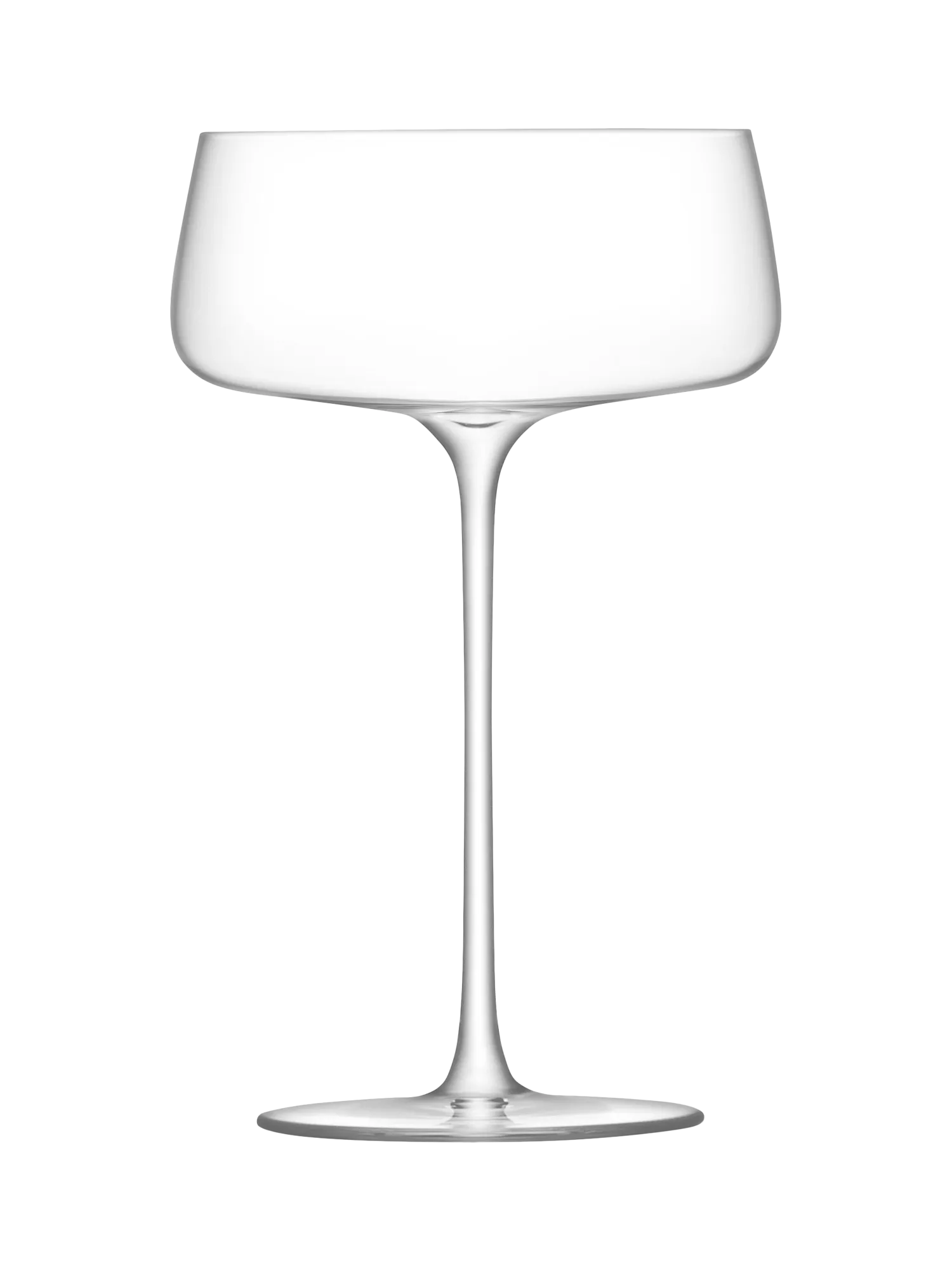 LSA International Metropolitan champagne saucers set of 4 300ml - British product