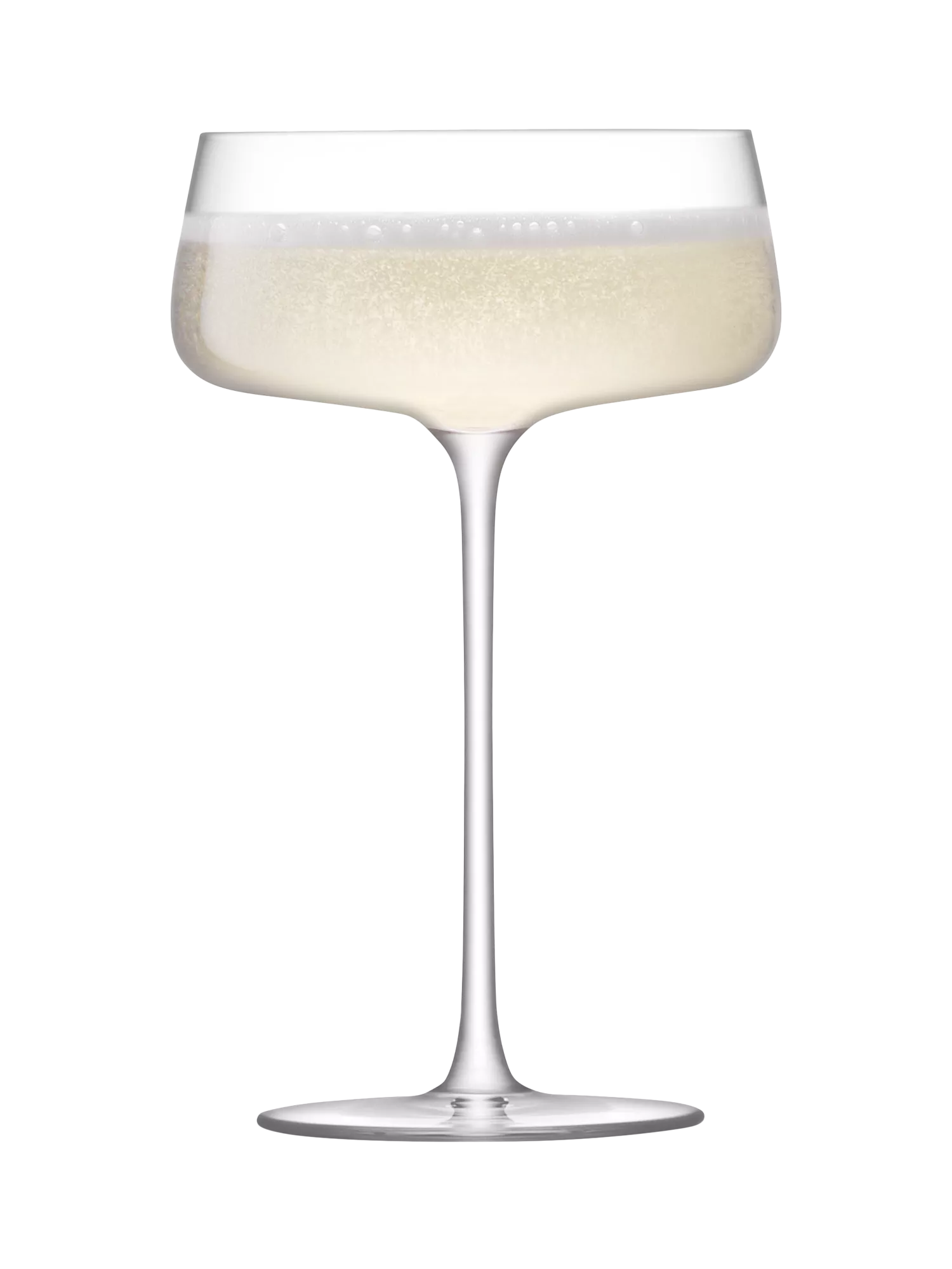 LSA International Metropolitan champagne saucers set of 4 300ml - British product
