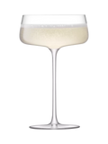 LSA International Metropolitan champagne saucers set of 4 300ml - British product