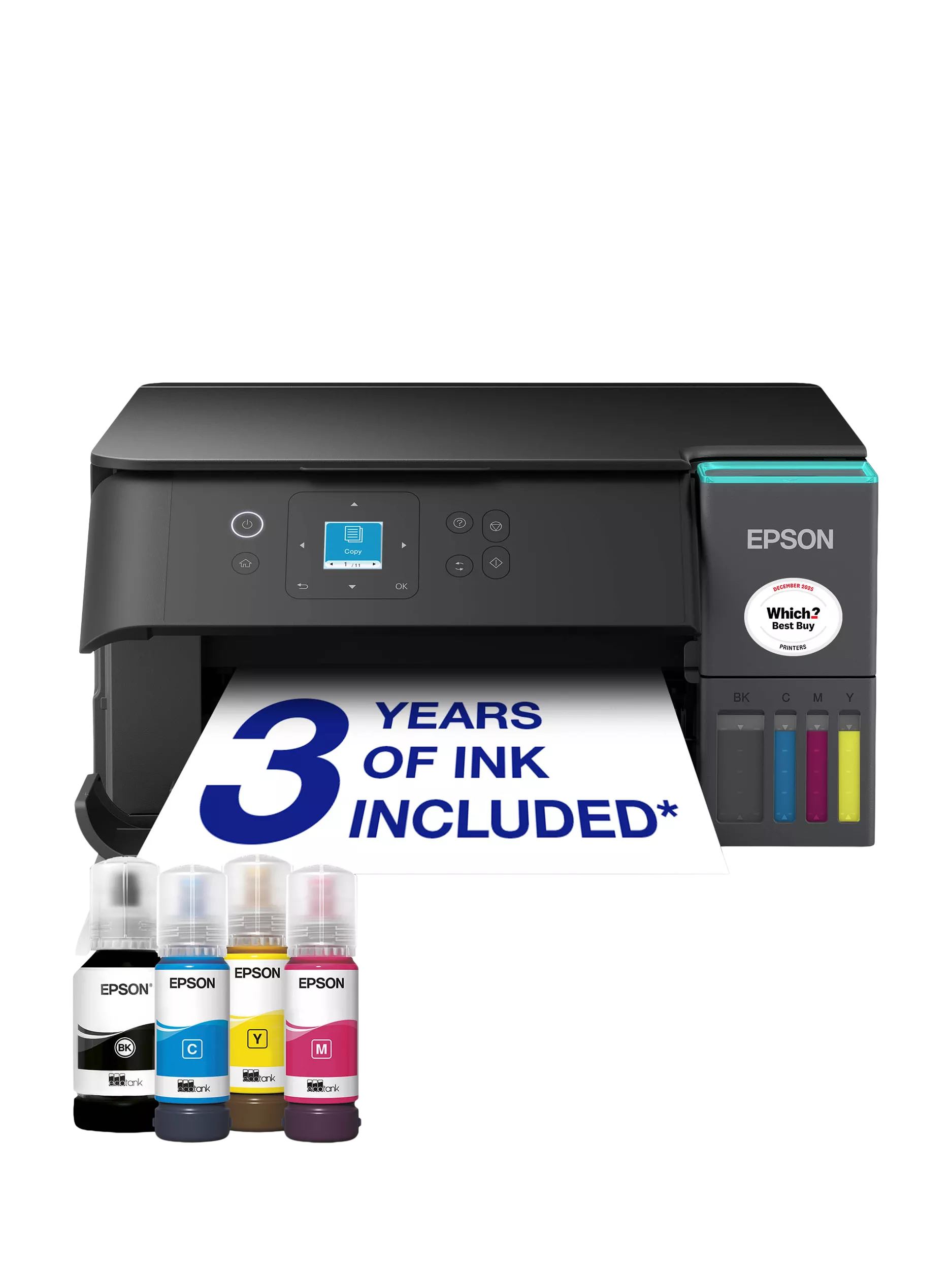 Epson EcoTank ET-2950 three-in-one Wi-Fi printer - British product