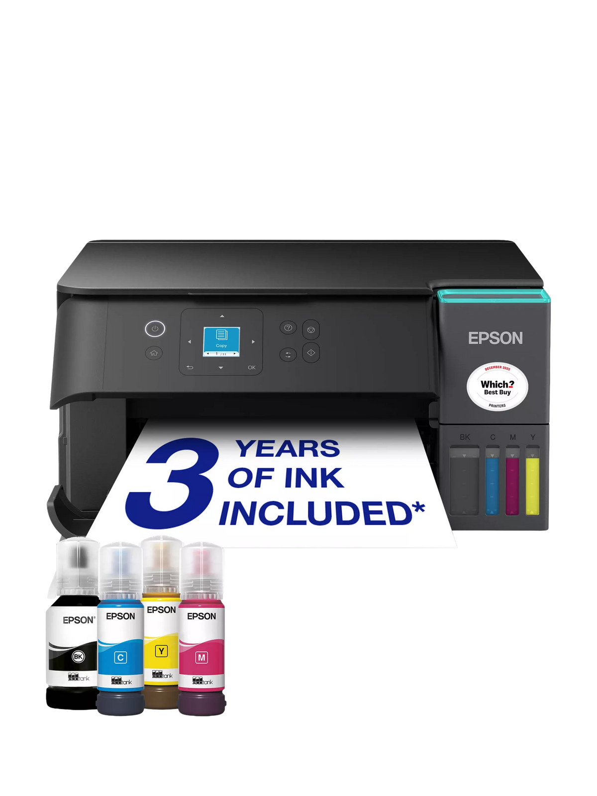 Epson EcoTank ET-2950 three-in-one Wi-Fi printer - British product