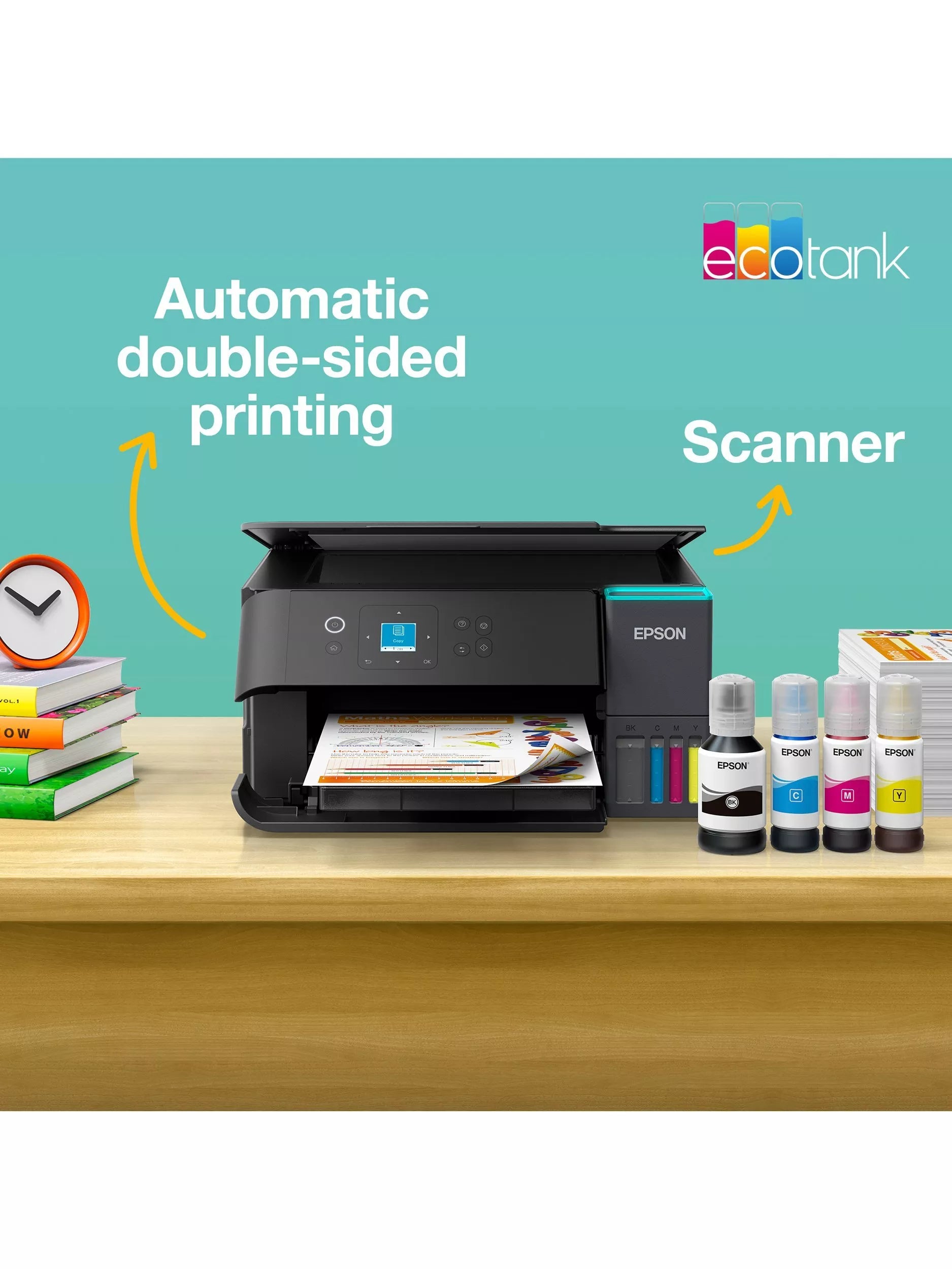 Epson EcoTank ET-2950 three-in-one Wi-Fi printer - British product