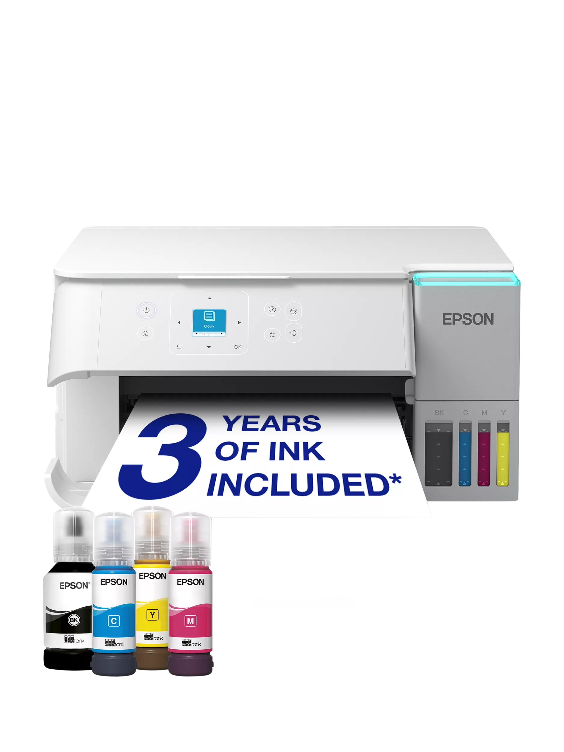 Epson EcoTank ET-2956 three-in-one printer white, imported from the UK