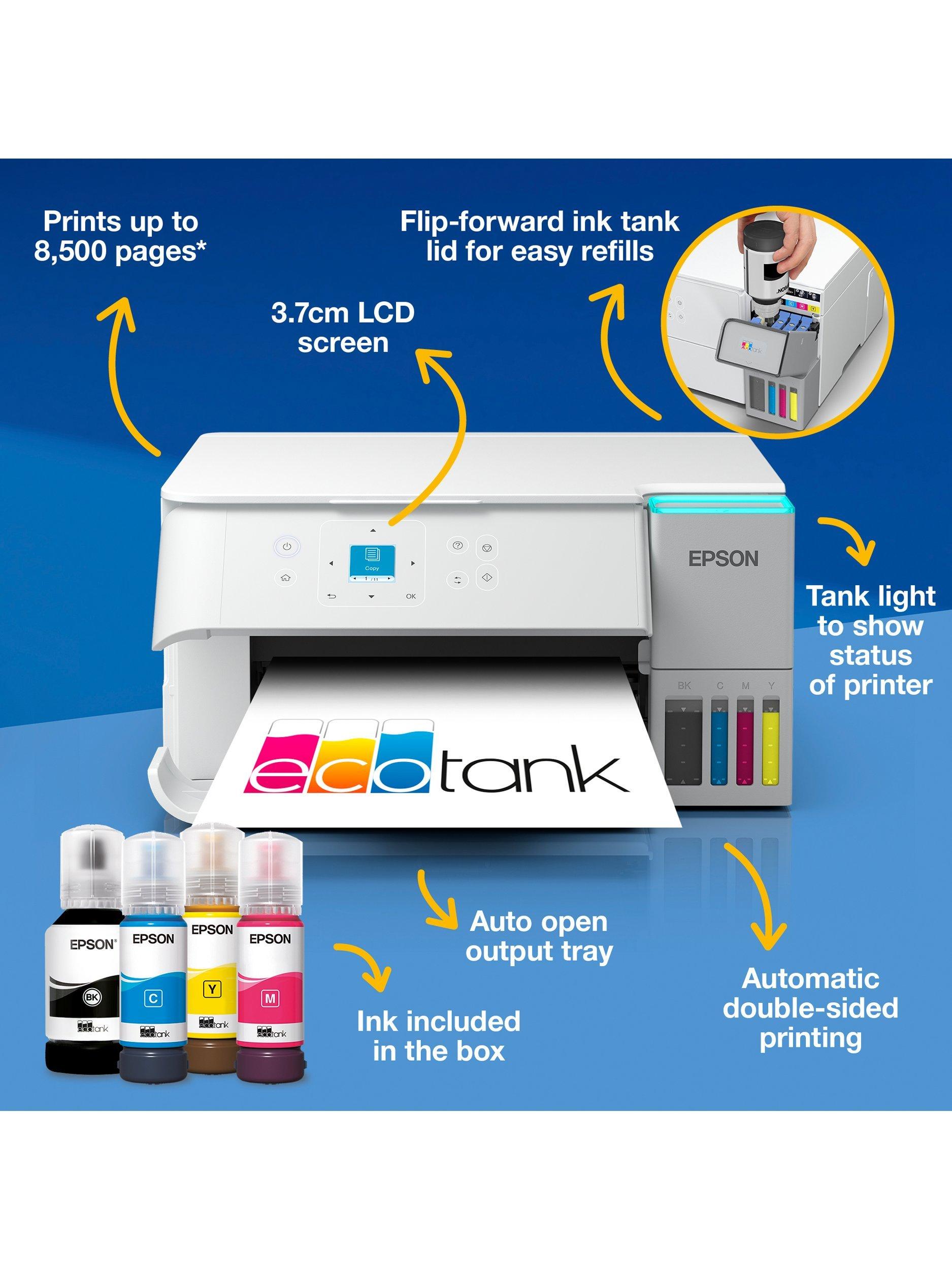 Epson EcoTank ET-2956 three-in-one printer white, imported from the UK