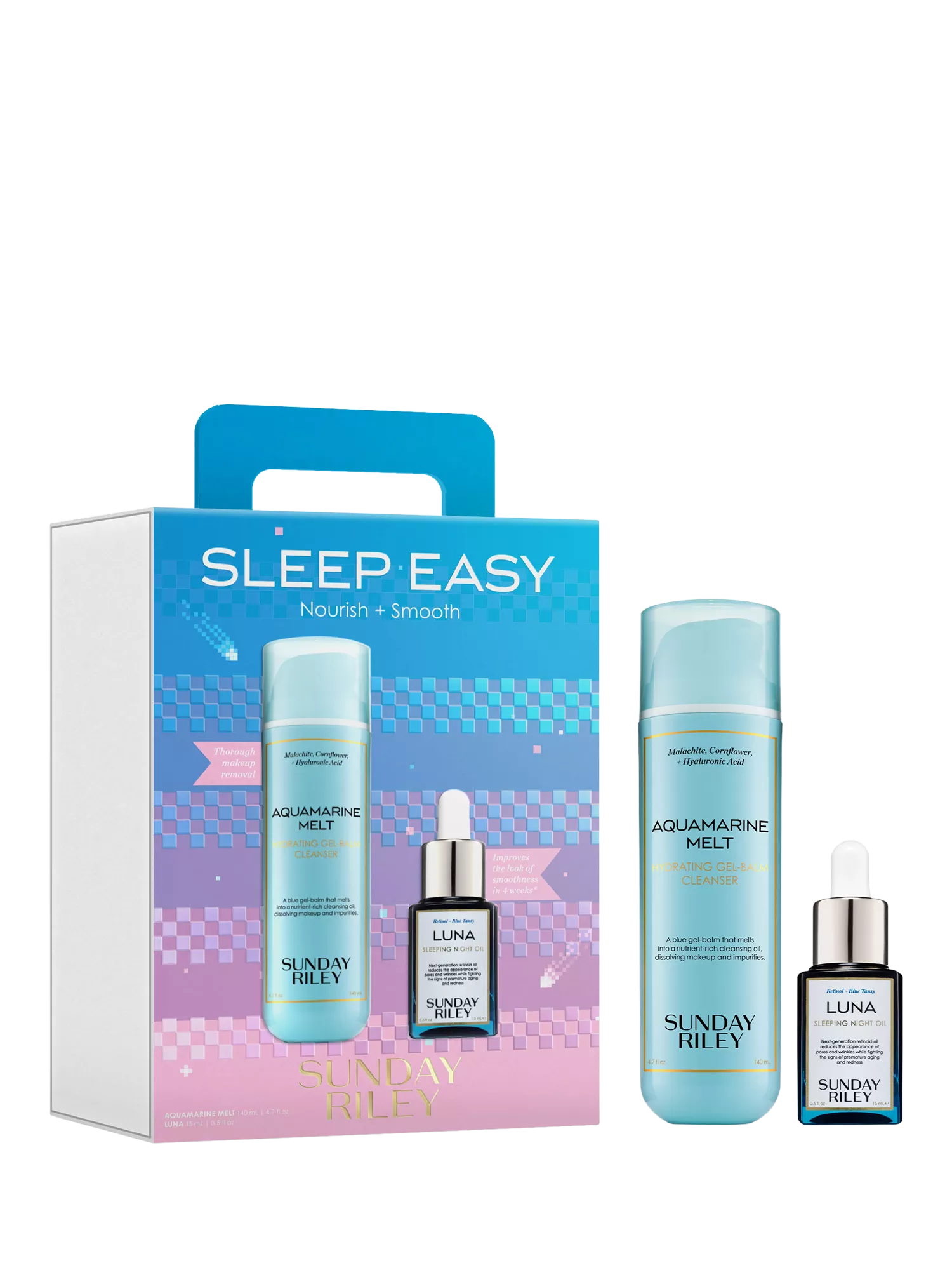 Sunday Riley Sleep Easy Skincare Gift Set, imported from the UK