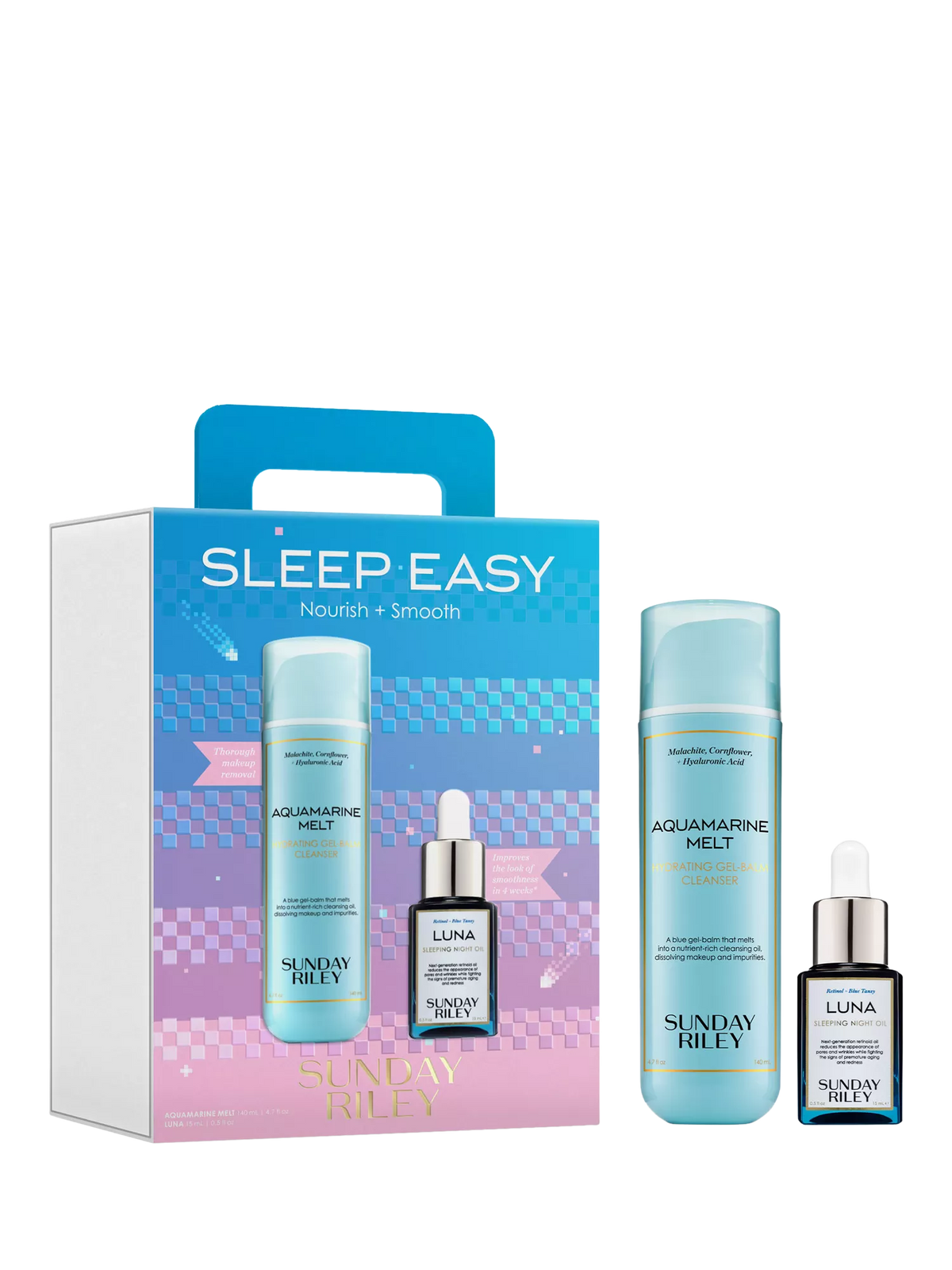 Sunday Riley Sleep Easy Skincare Gift Set, imported from the UK