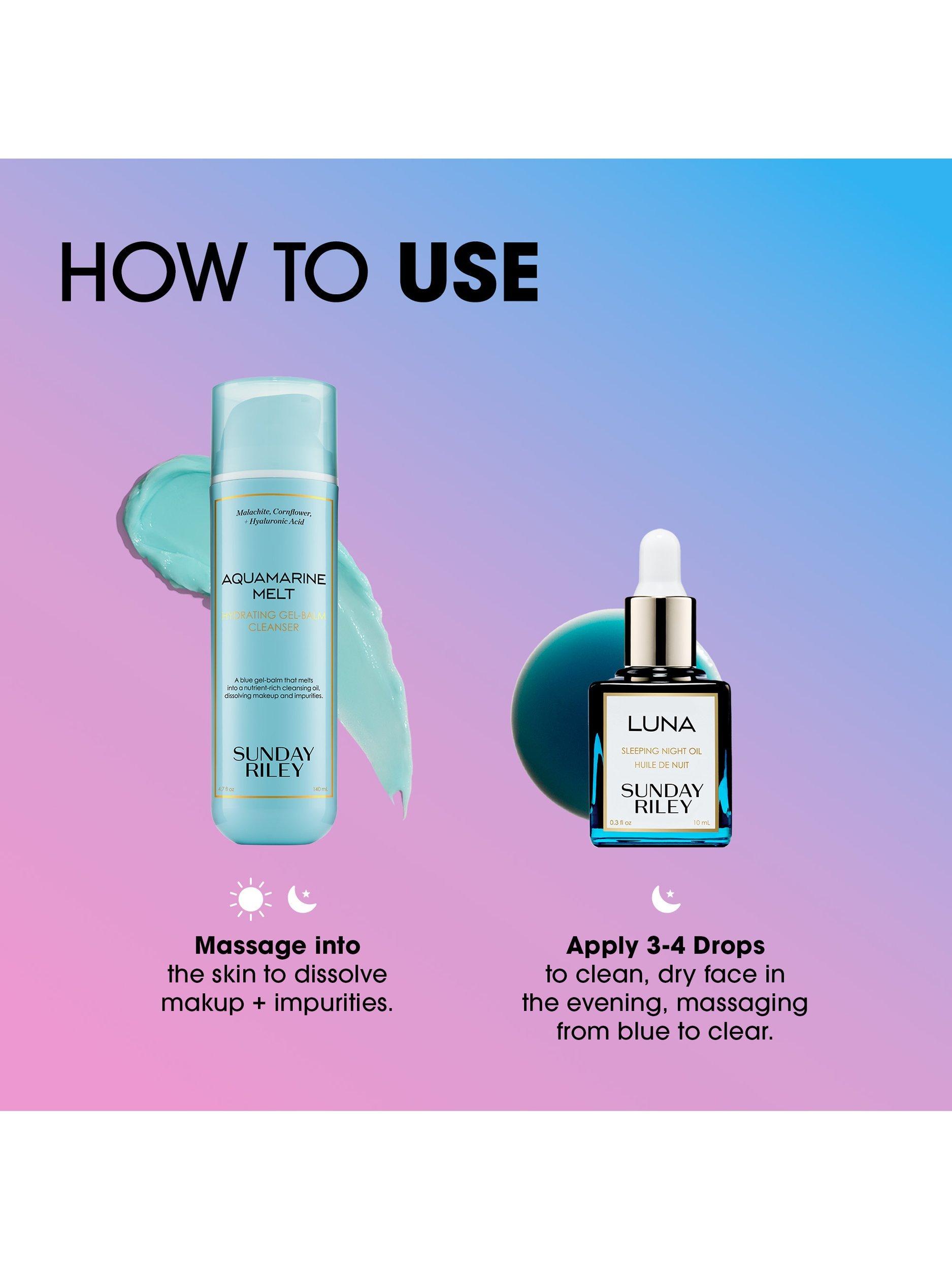 Sunday Riley Sleep Easy Skincare Gift Set, imported from the UK