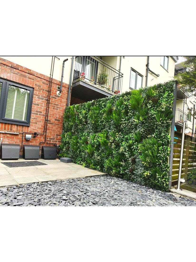 Vistafolia Signature Square artificial wall panel 80cm green - British product