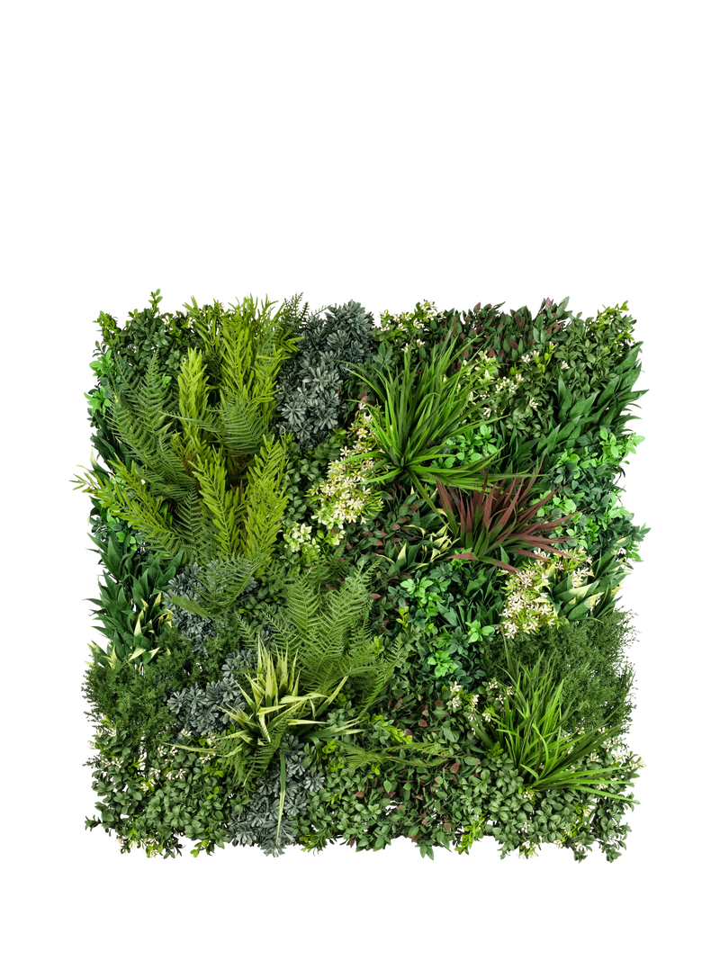 Vistafolia Signature Square artificial wall panel 80cm green - British product