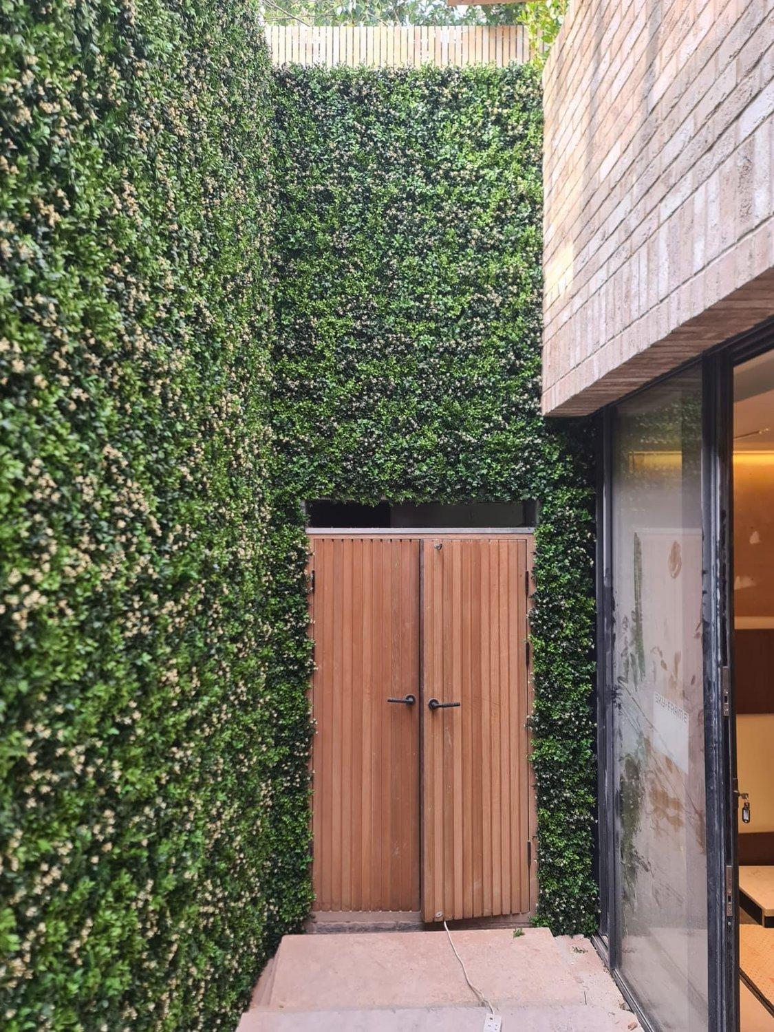Vistafolia artificial flowering wall panel 80cm green - British product