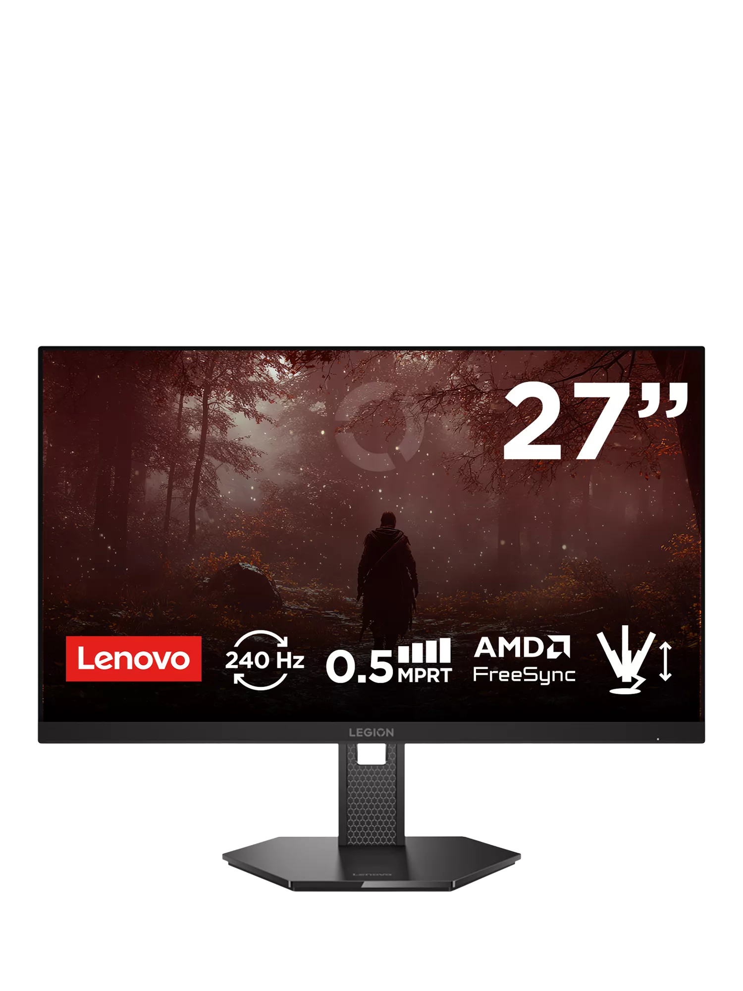 Lenovo gaming monitor QHD 240Hz 27, imported from the UK
