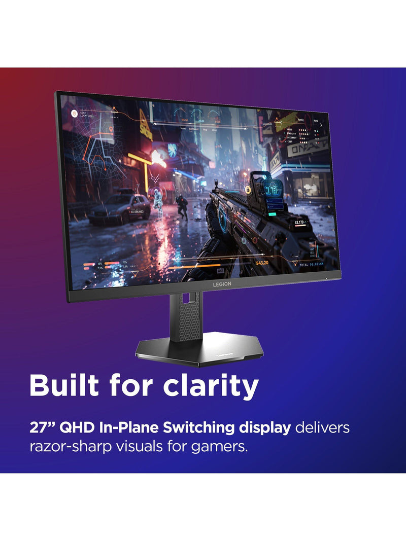 Lenovo gaming monitor QHD 240Hz 27, imported from the UK