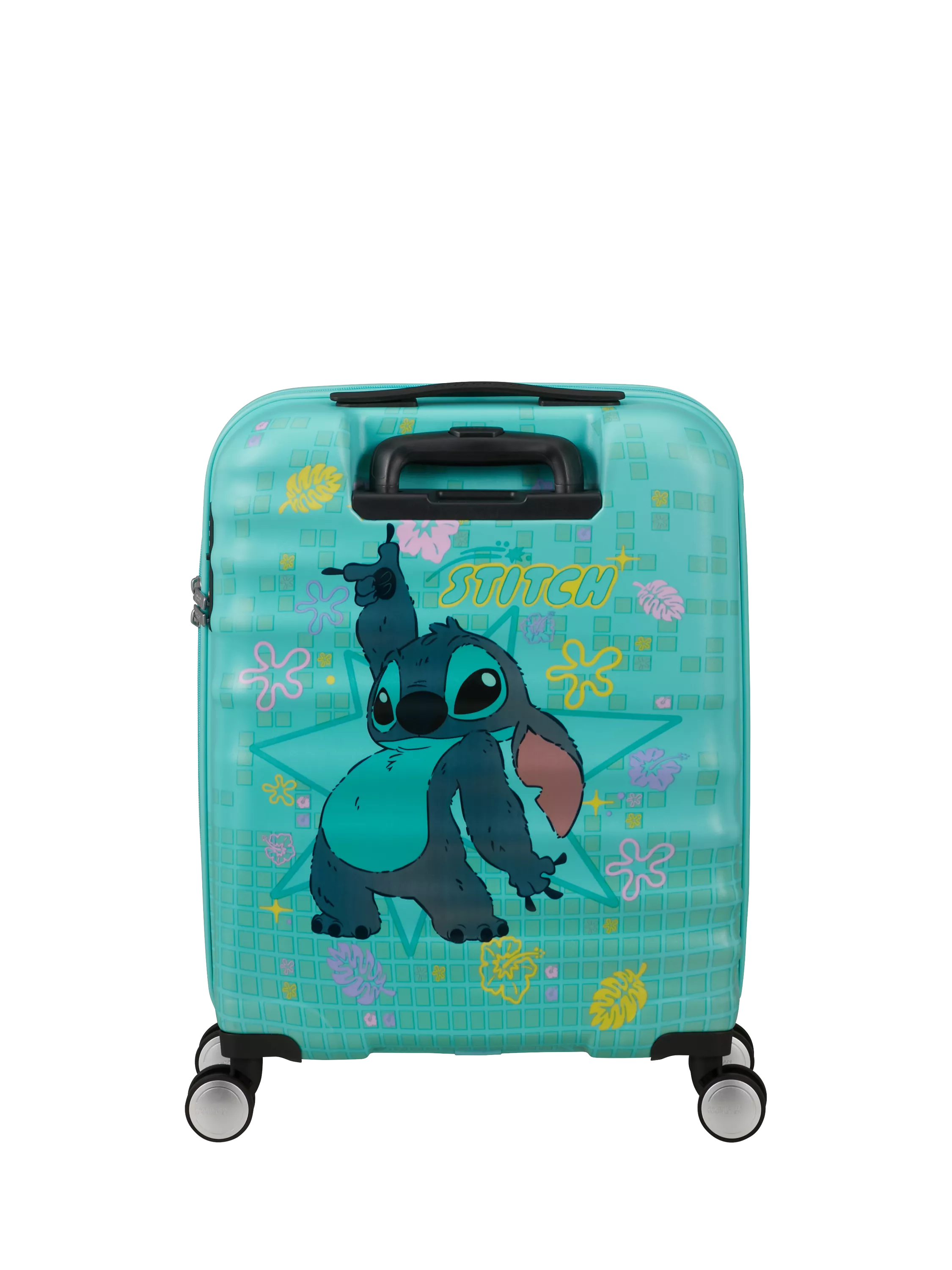 American Tourister Disney Stitch Flower spinner suitcase 55cm - British product