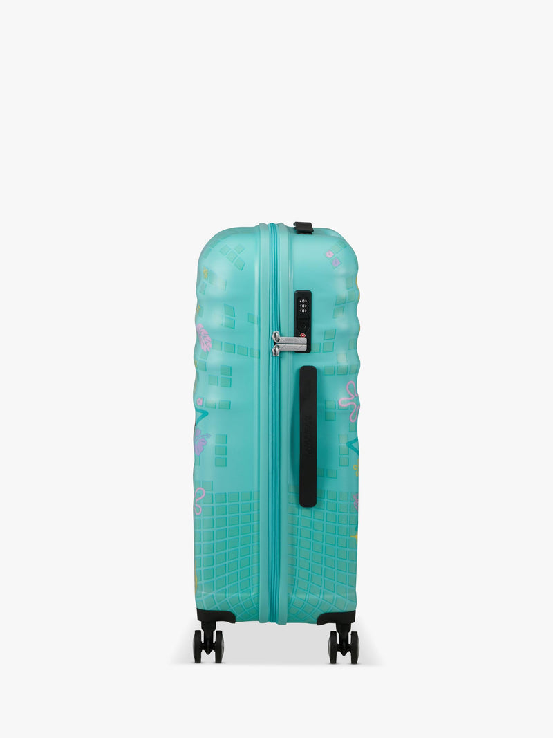 American Tourister Disney Stitch Flower medium suitcase (British brand)