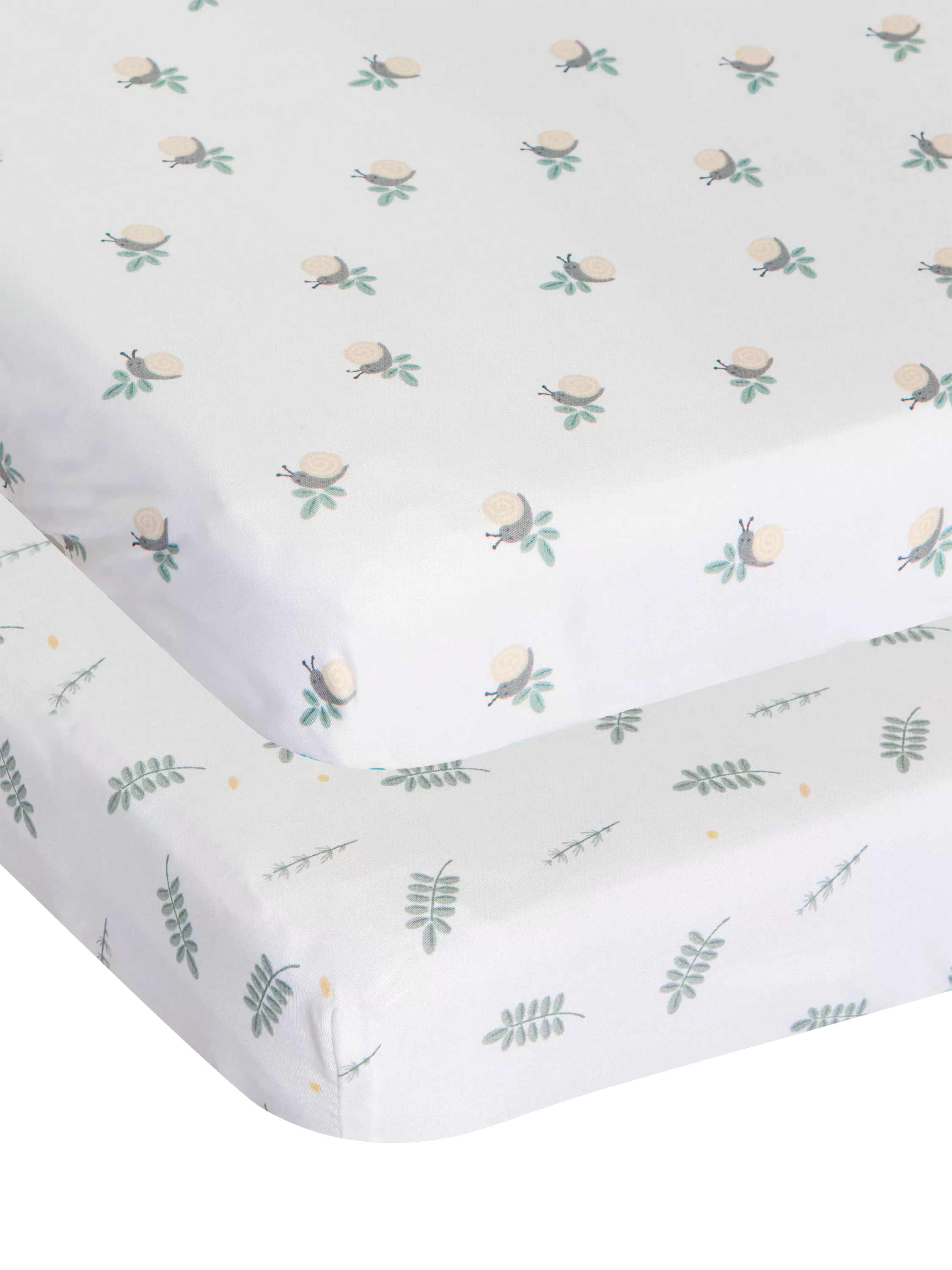 Chicco crib sheets pack of 2 Greenery - British product