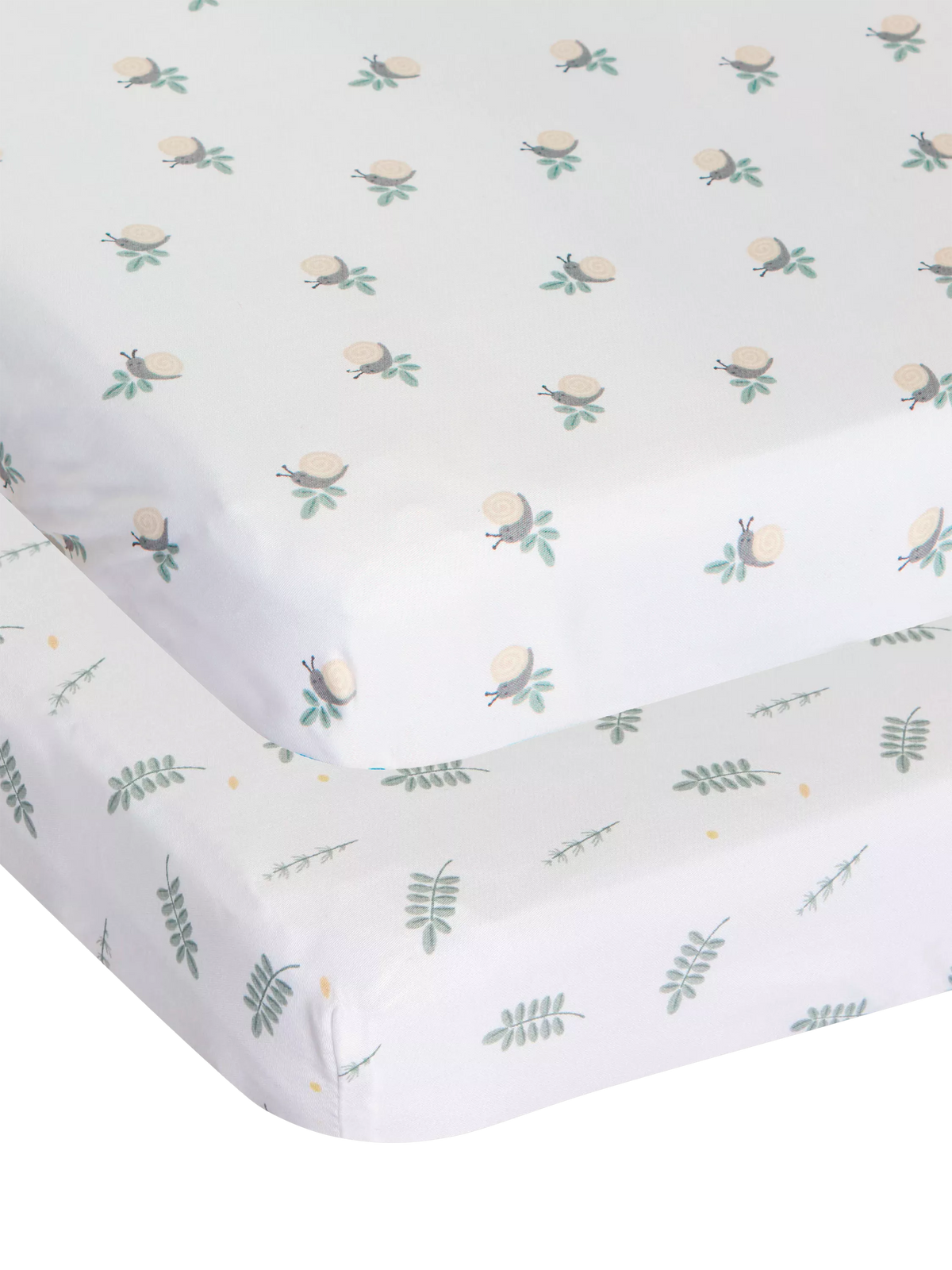 Chicco crib sheets pack of 2 Greenery - British product