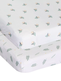 Chicco crib sheets pack of 2 Greenery - British product