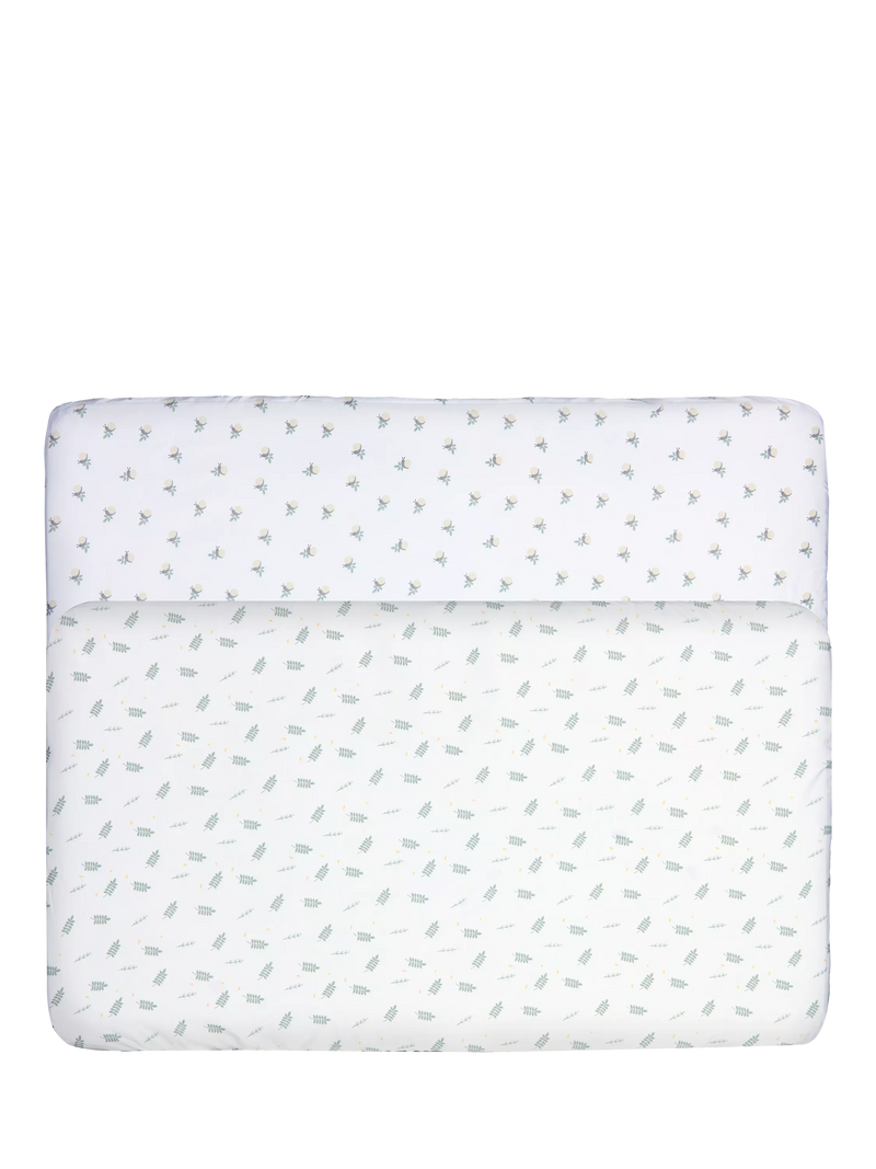 Chicco crib sheets pack of 2 Greenery - British product
