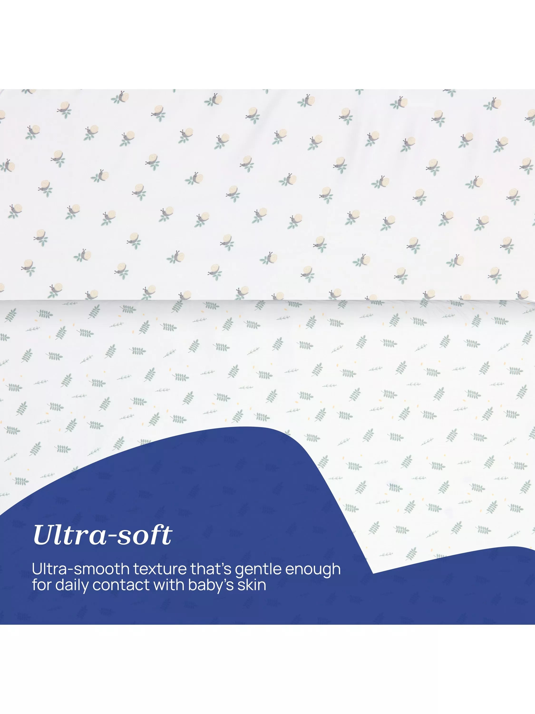 Chicco Next2Me Forever bamboo cot sheets pack of 2 - British product