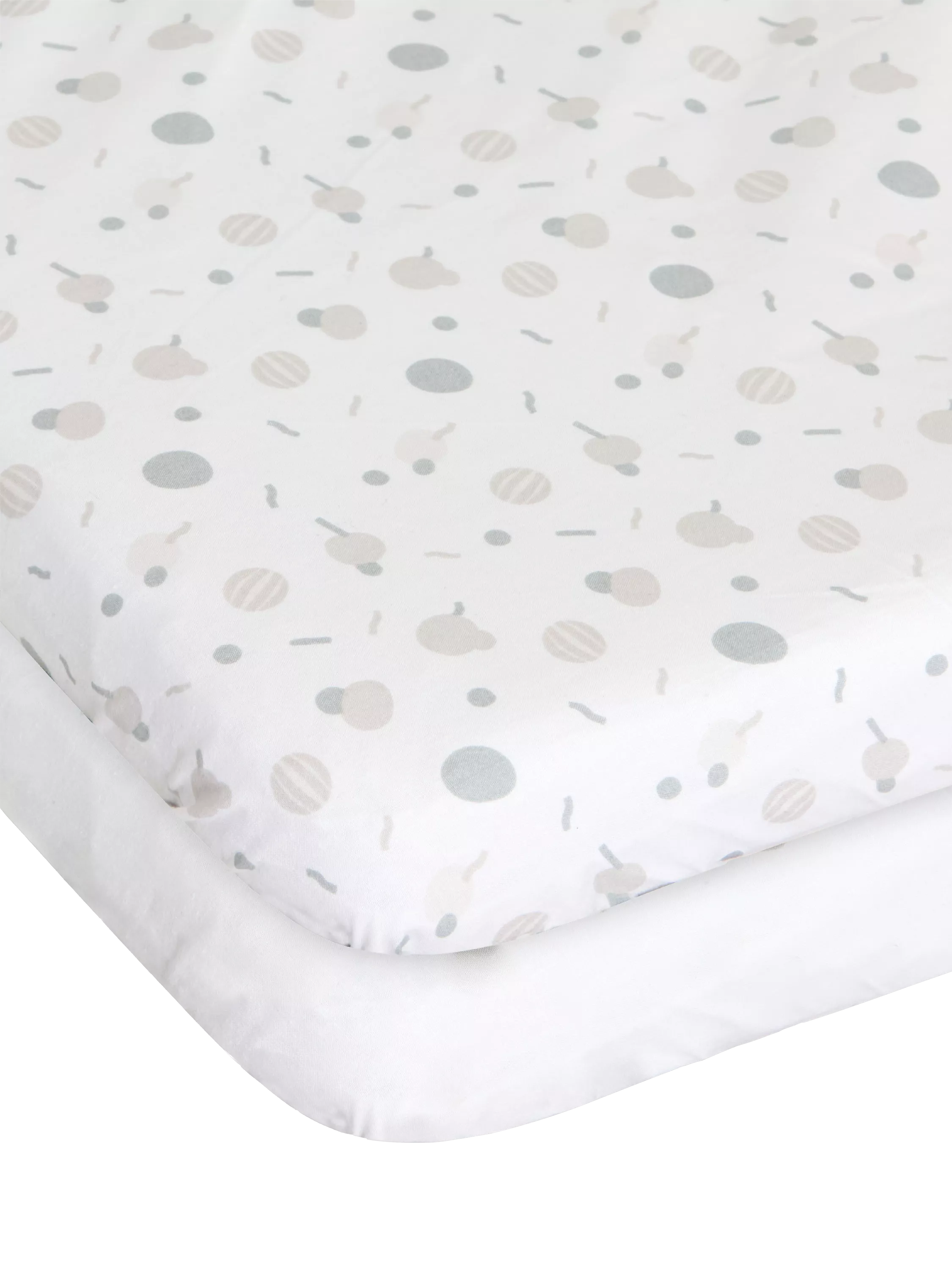 Chicco cot sheets confetti print 60x120cm - British product