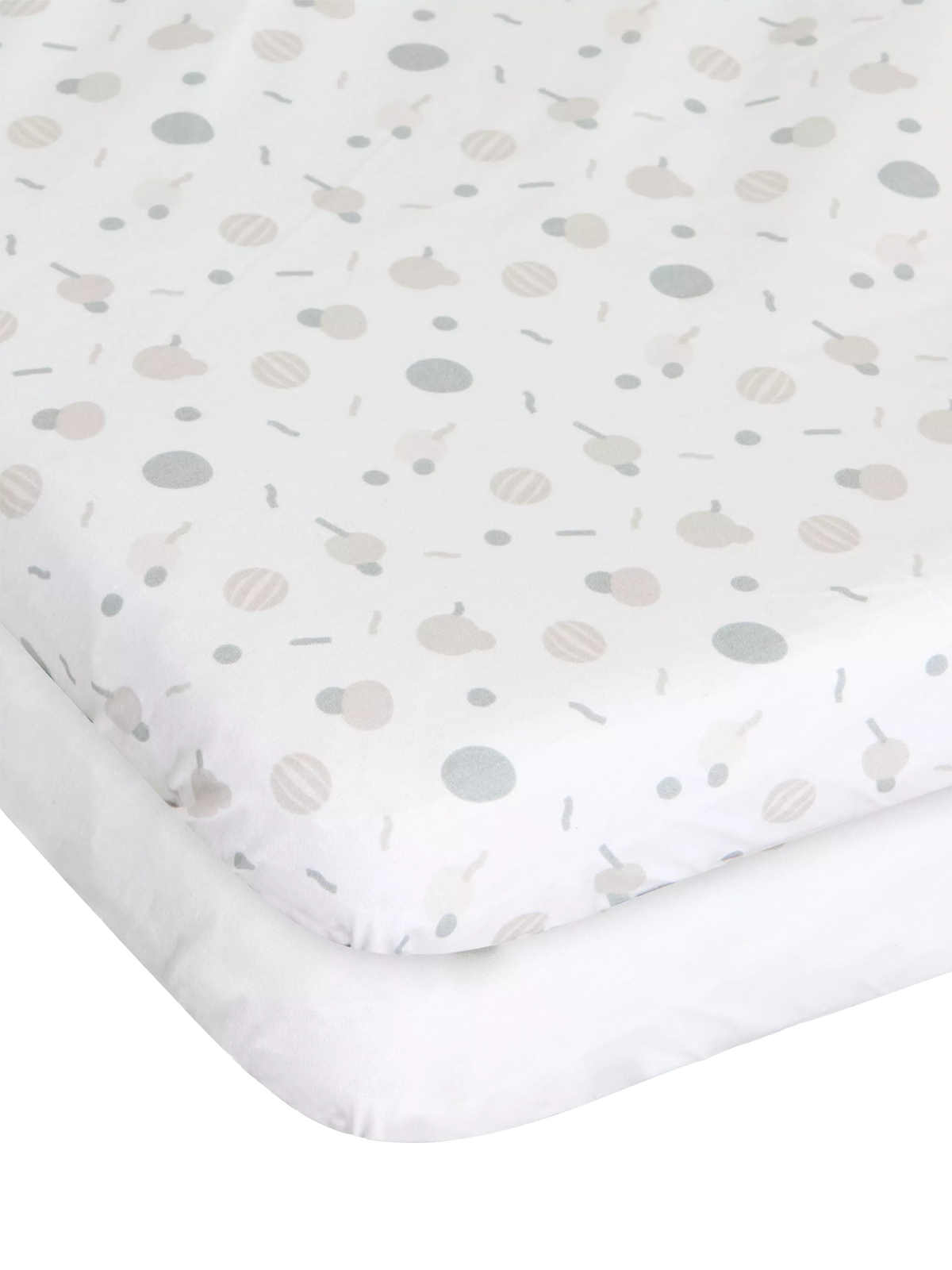 Chicco cot sheets confetti print 60x120cm - British product