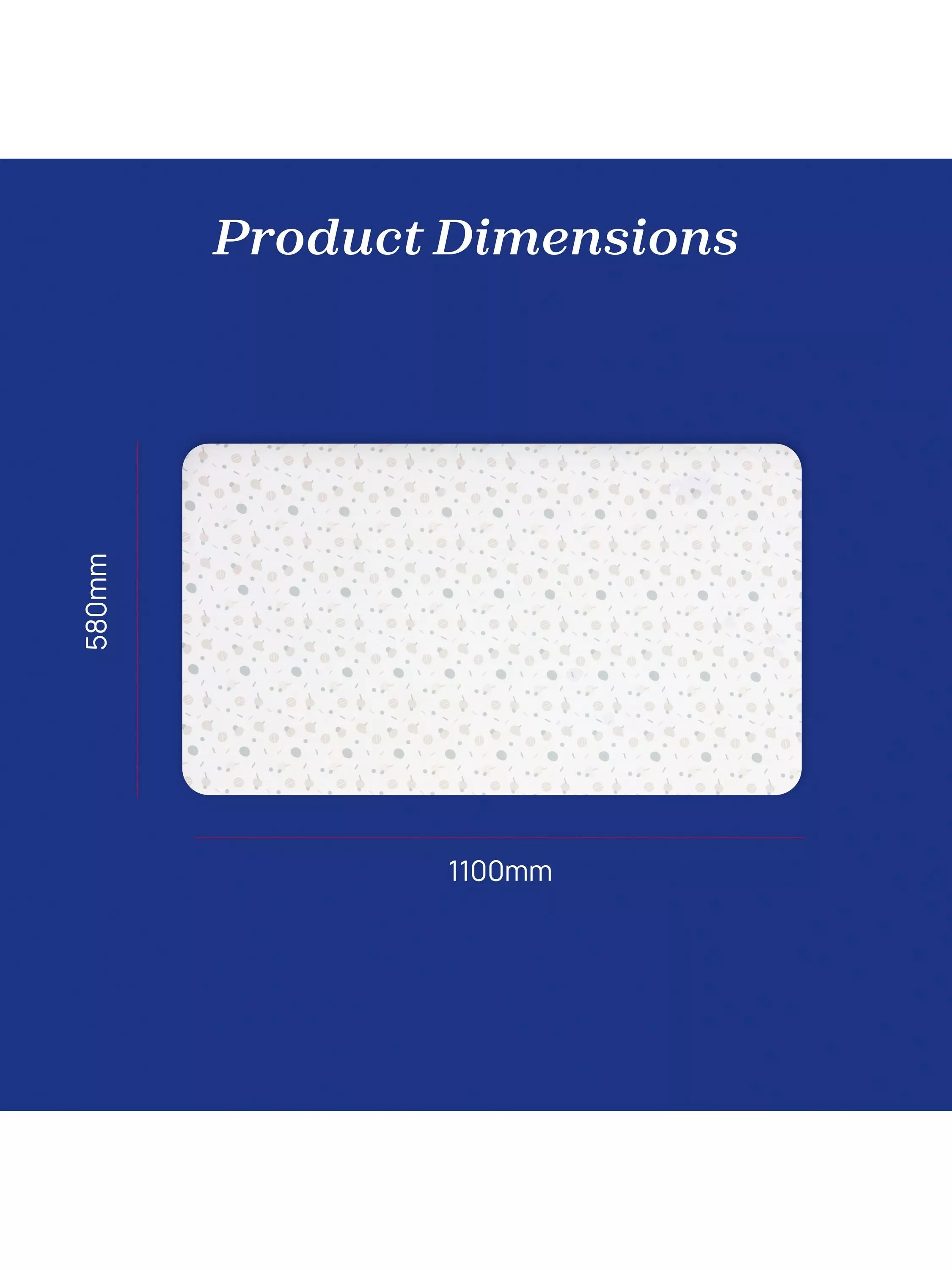 Chicco cot sheets confetti print 60x120cm - British product