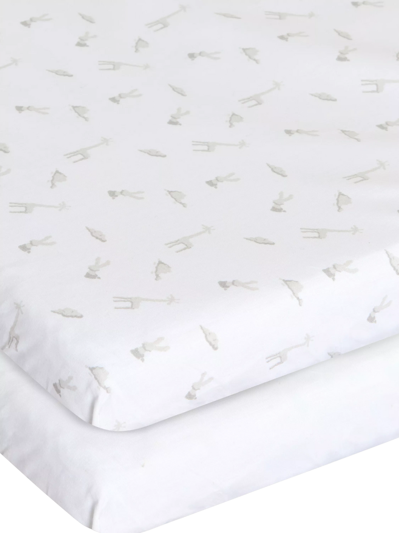 Chicco Next2Me fitted sheets pack of 2 cloud, imported from the UK