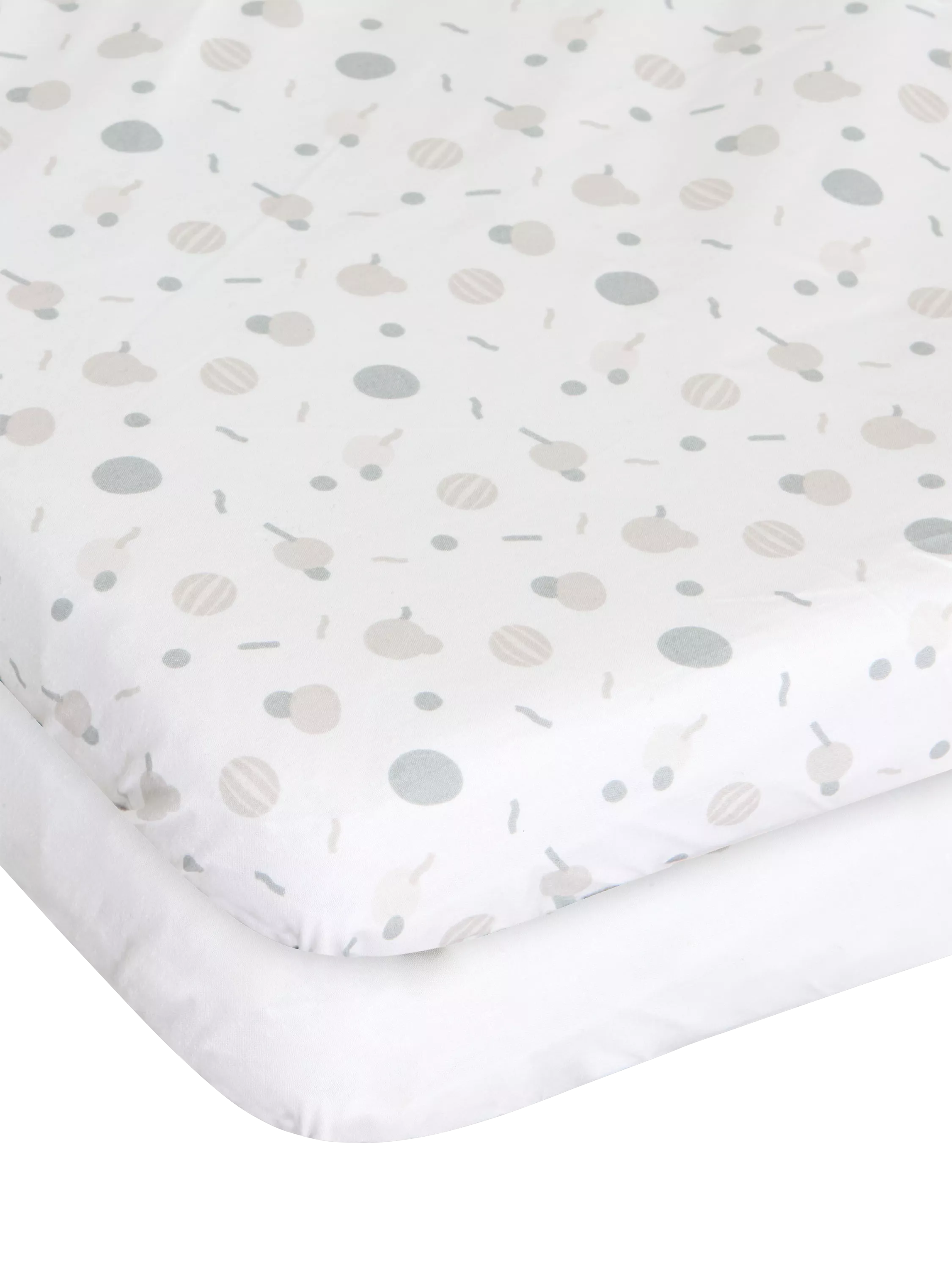 Chicco Next2Me fitted sheets Confetti pack 2 - British product