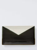 John Lewis stoneware platter green 23cm, imported from the UK