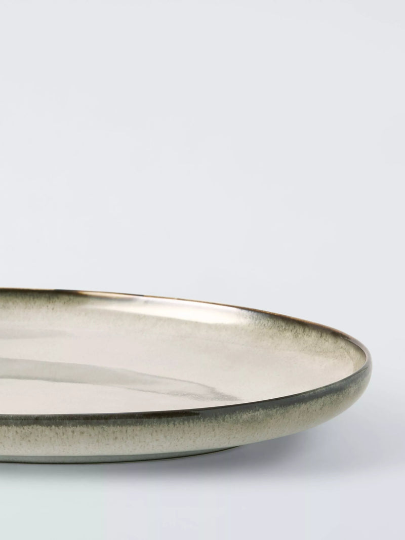 John Lewis Iver stoneware platter 33cm Moonlight (British brand)