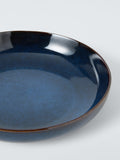 John Lewis reactive glaze stoneware serve bowl 28cm blue (British brand)