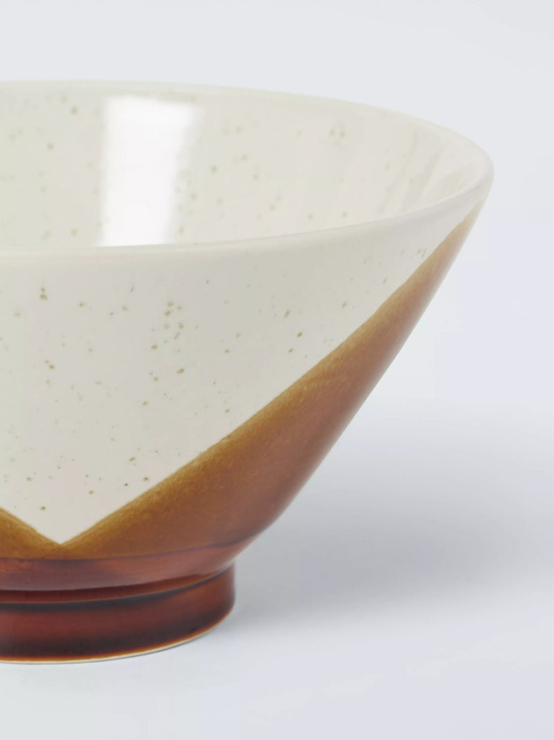 John Lewis reactive glaze ramen bowl honey 19cm (British brand)