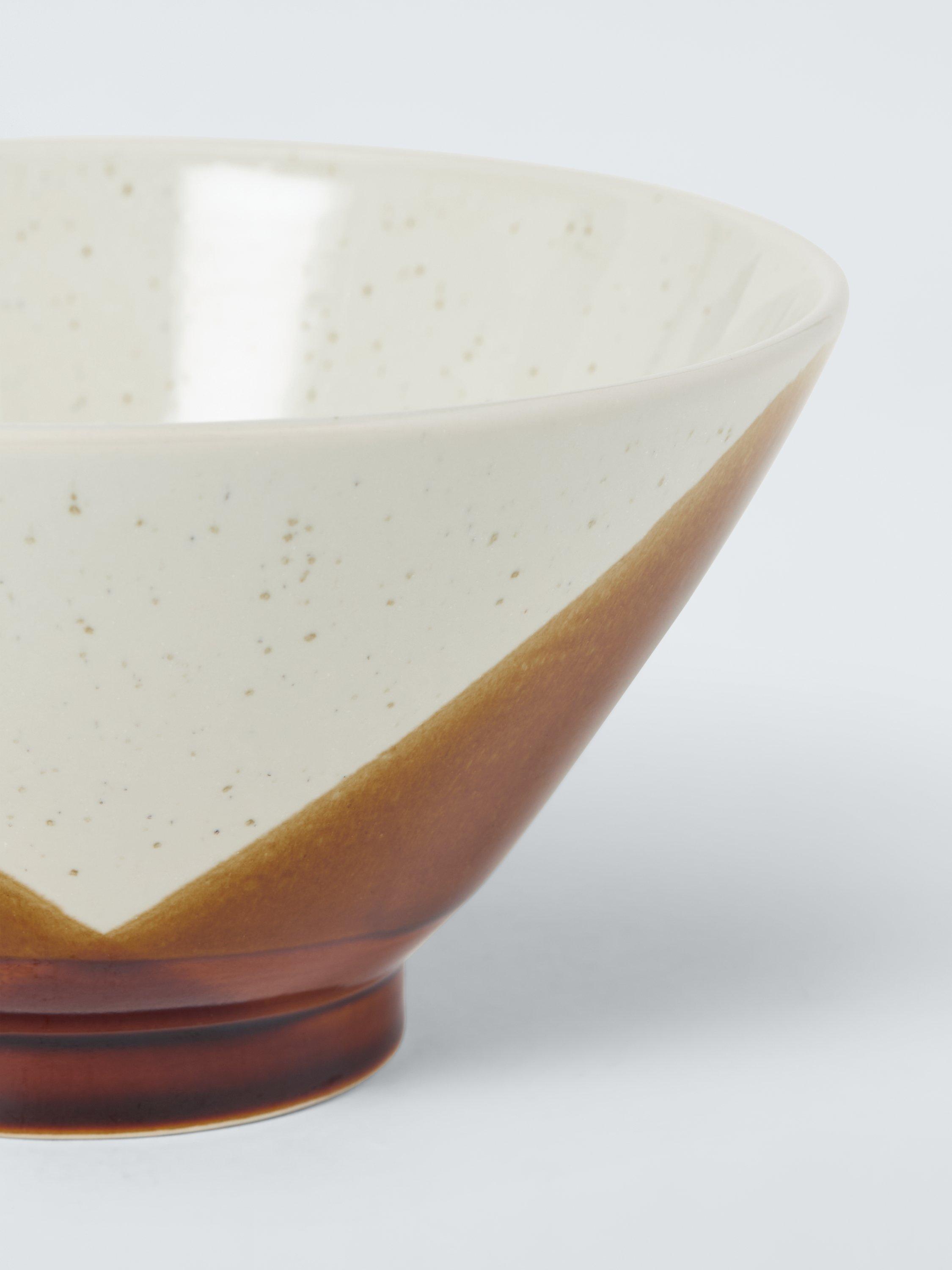 John Lewis reactive glaze ramen bowl honey 19cm (British brand)