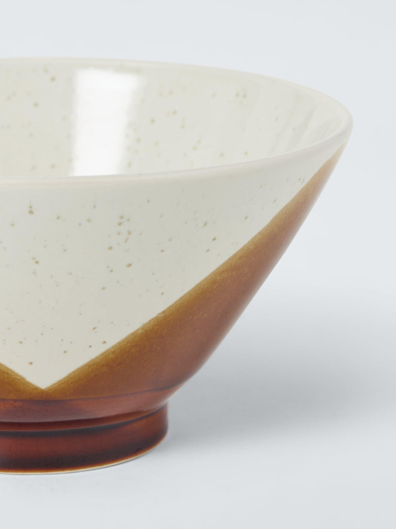 John Lewis reactive glaze ramen bowl honey 19cm (British brand)
