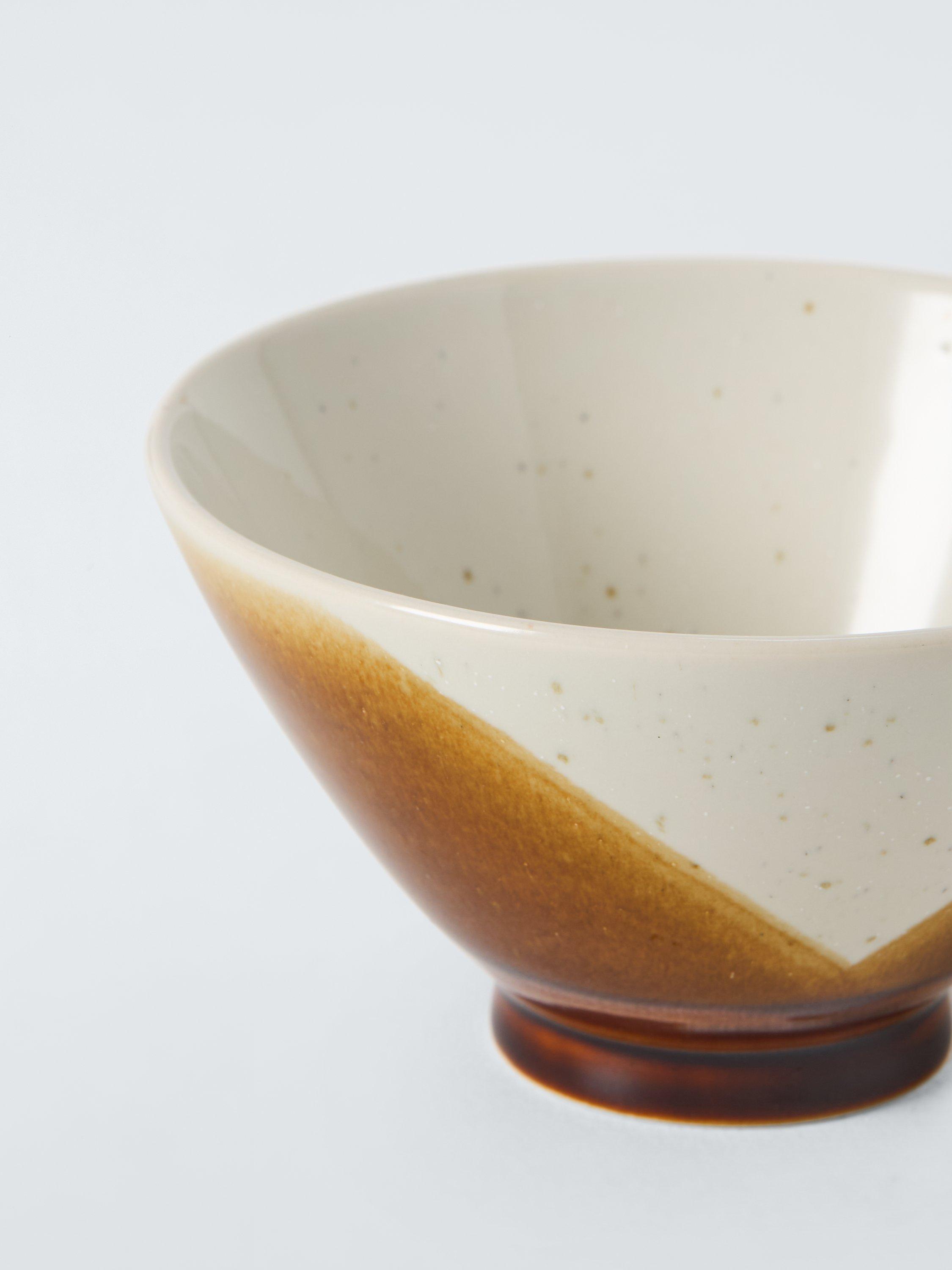 John Lewis honey reactive glaze rice bowls, imported from the UK