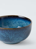 John Lewis Iver stoneware dip bowl set 10cm blue, UK version