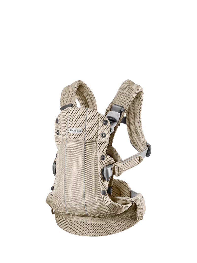 BabyBjörn Harmony 3D Mesh baby carrier in Grey Beige - British product