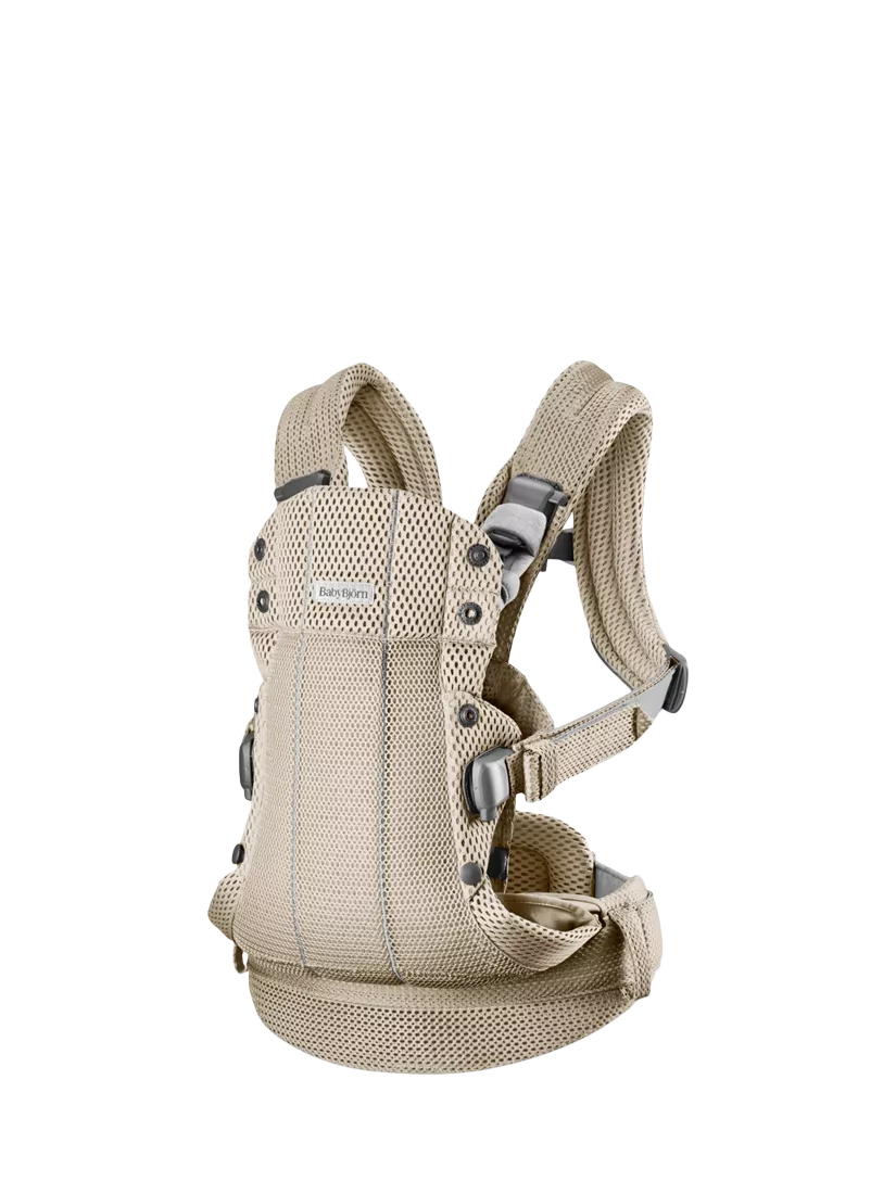 BabyBjörn Harmony 3D Mesh baby carrier in Grey Beige - British product