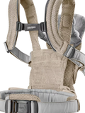 BabyBjörn Harmony 3D Mesh baby carrier in Grey Beige - British product