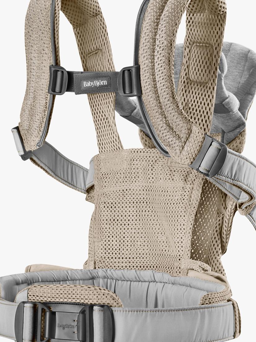 BabyBjörn Harmony 3D Mesh baby carrier in Grey Beige - British product