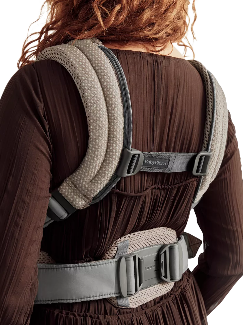 BabyBjörn Harmony 3D Mesh baby carrier in Grey Beige - British product