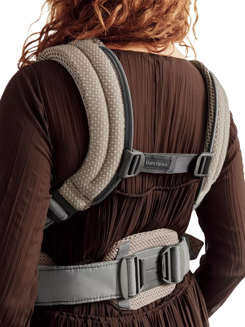 BabyBjörn Harmony 3D Mesh baby carrier in Grey Beige - British product