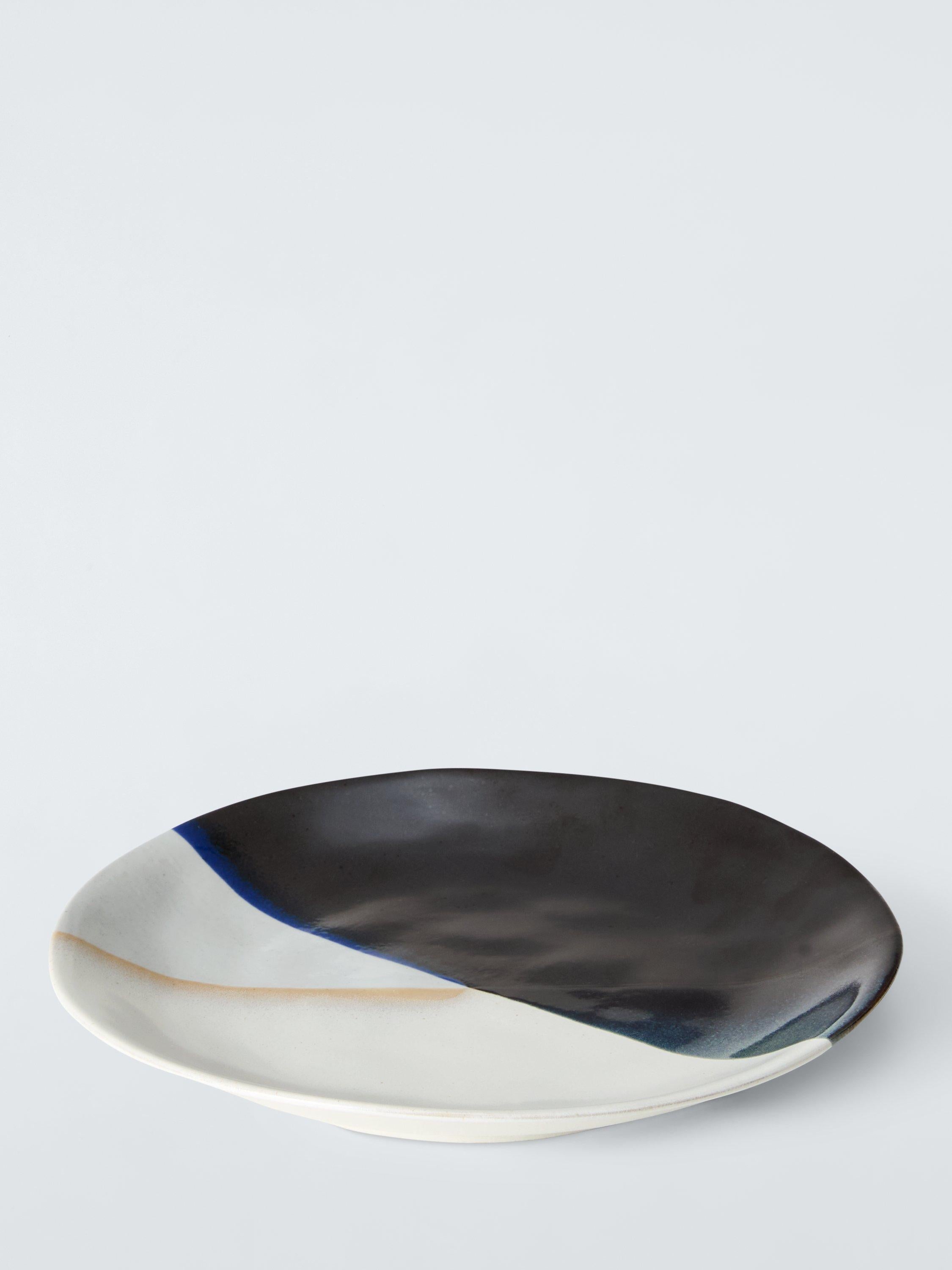 John Lewis reactive glaze stoneware dinner plate 27cm, imported from the UK