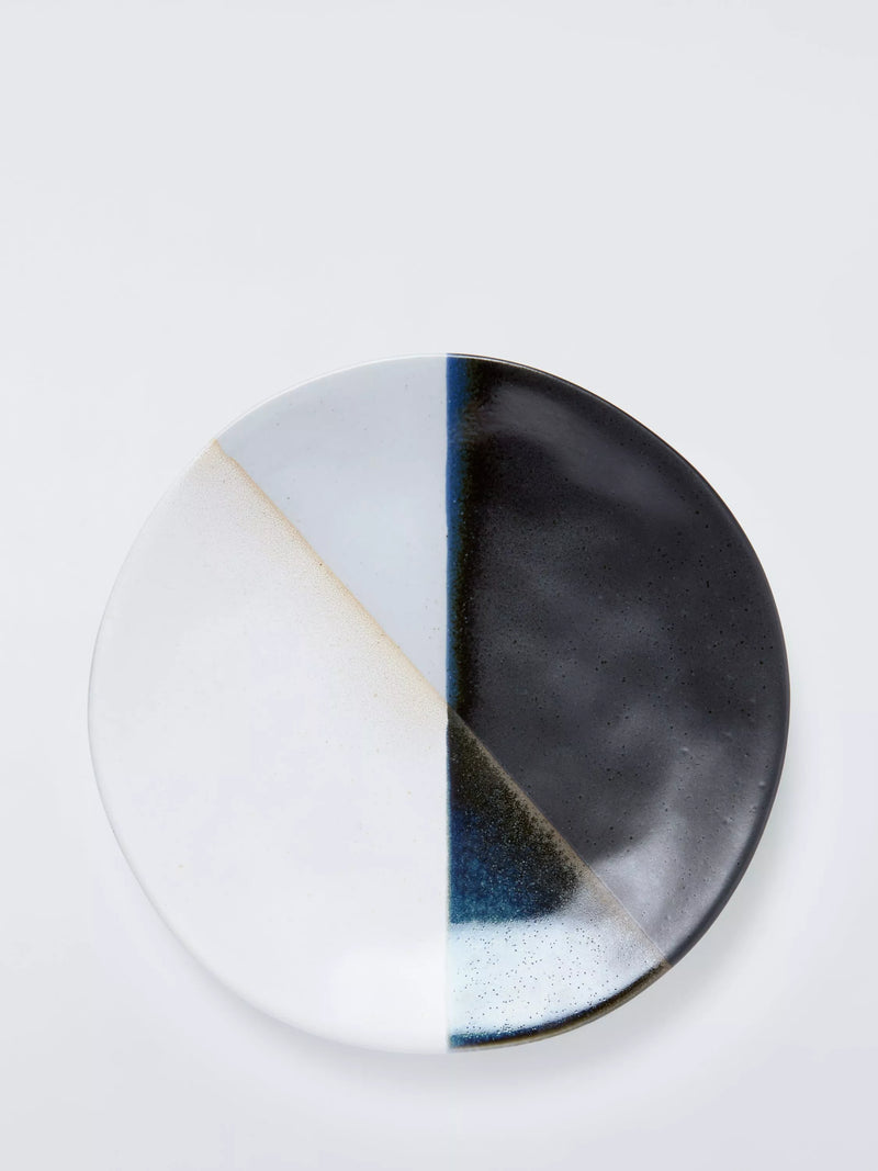 John Lewis reactive glaze stoneware side plate 21.5cm - British product