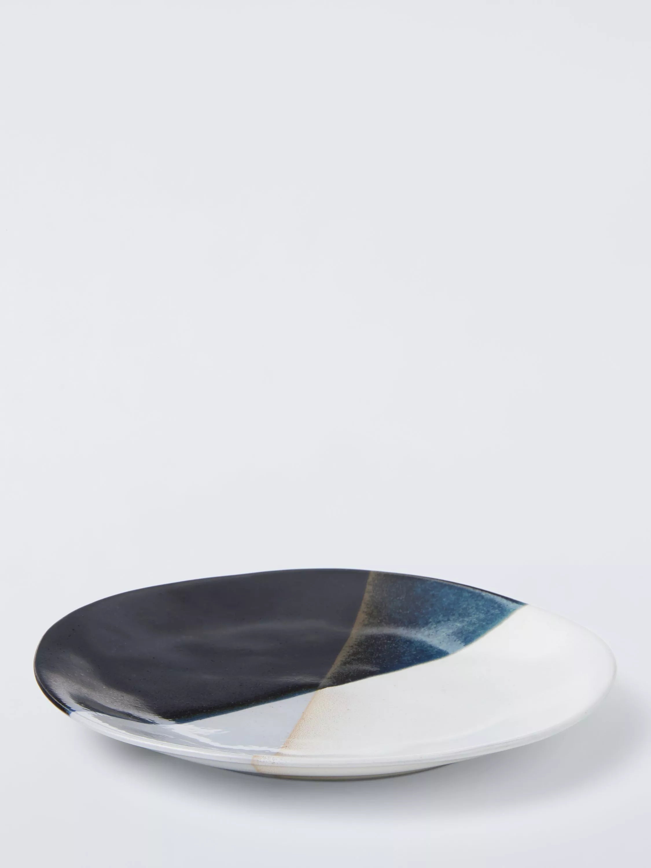 John Lewis reactive glaze stoneware side plate 21.5cm - British product