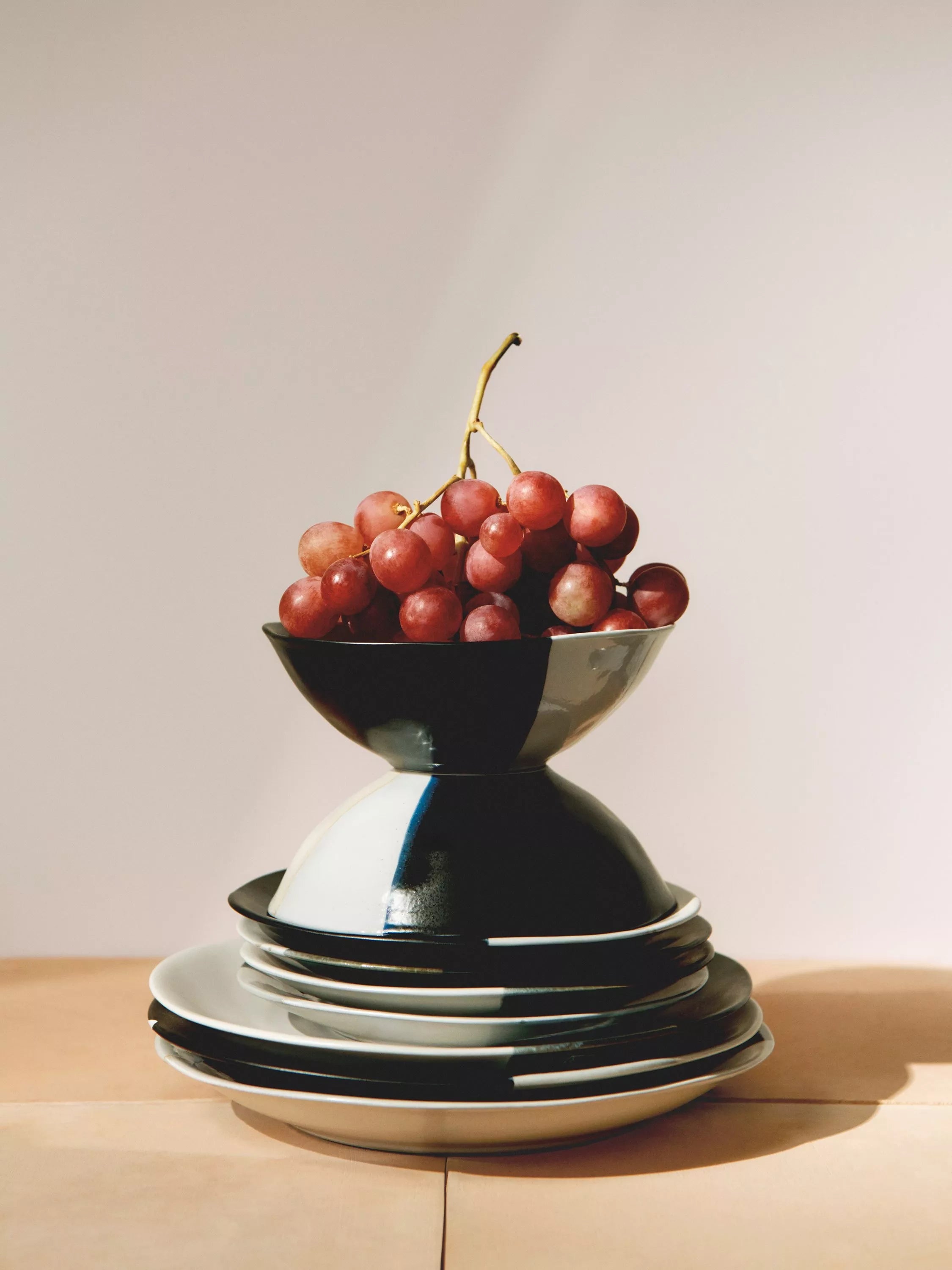 John Lewis reactive glaze stoneware side plate 21.5cm - British product