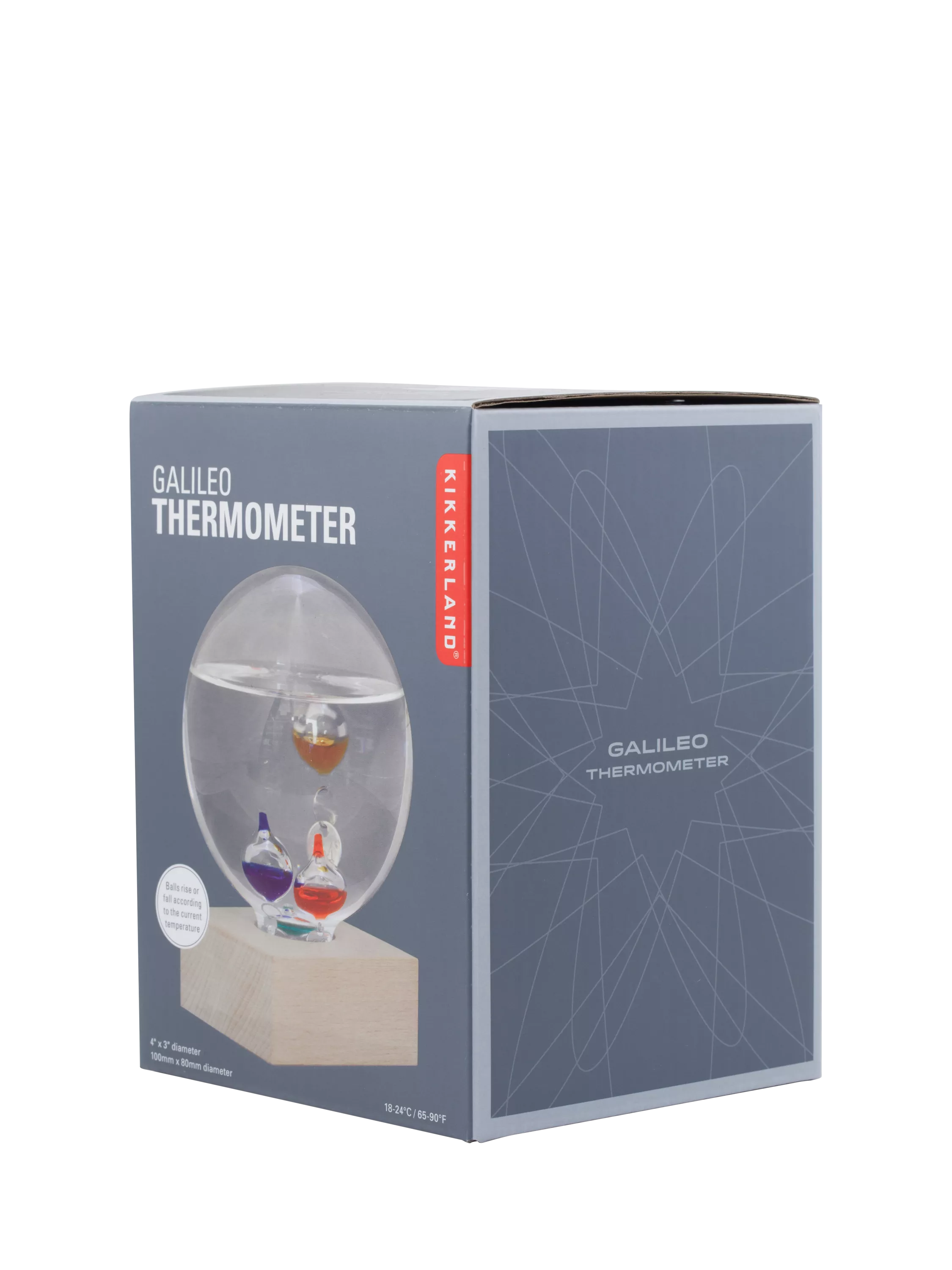 Kikkerland Galileo Thermometer Multi, imported from the UK