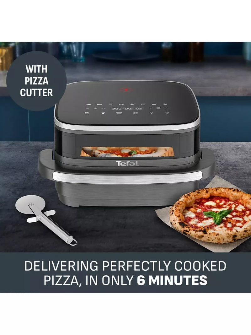Tefal air fryer pizza oven coal grey 4L, UK version