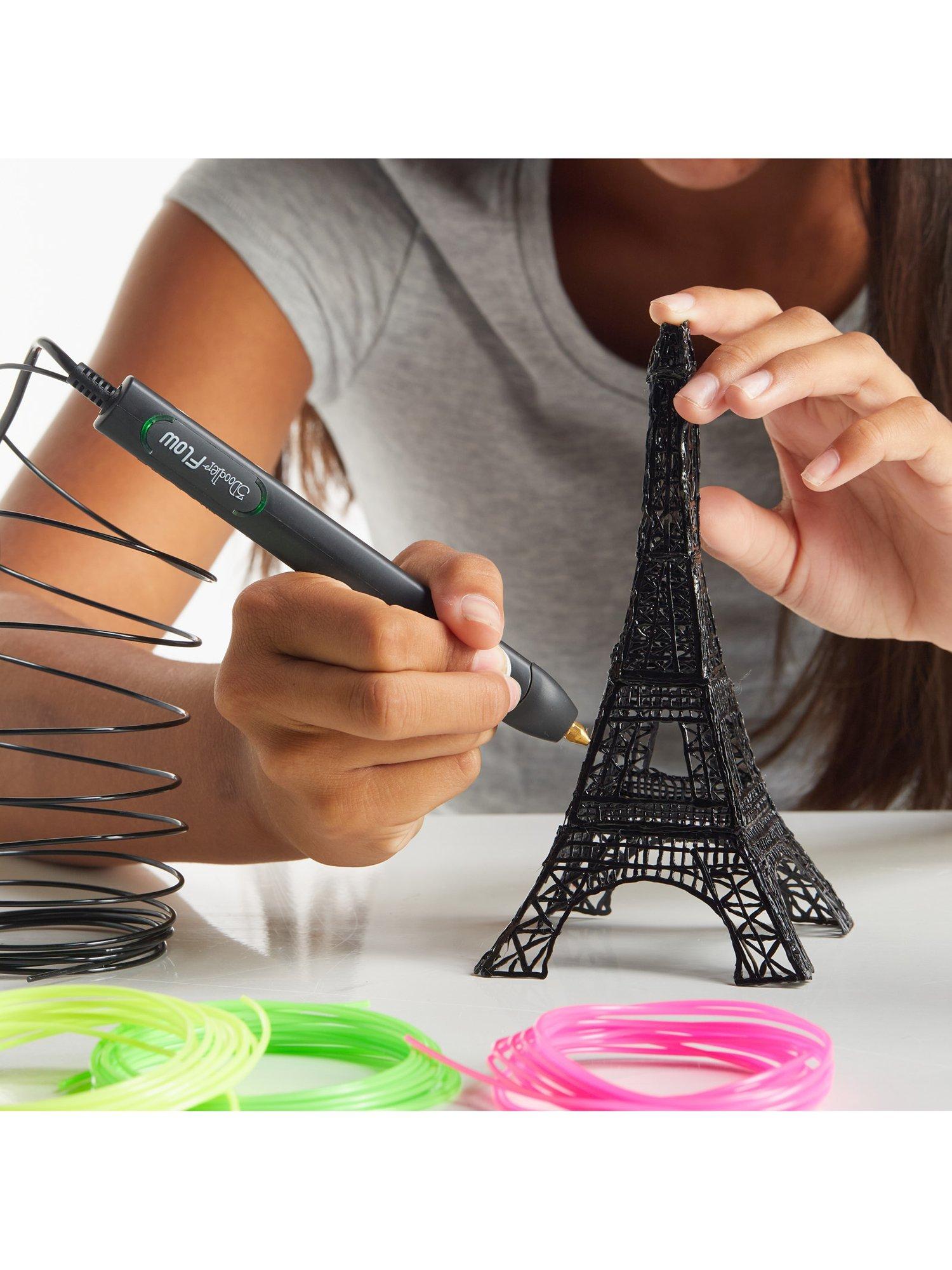 3Doodler Flow 3D pen Essentials Set, imported from the UK